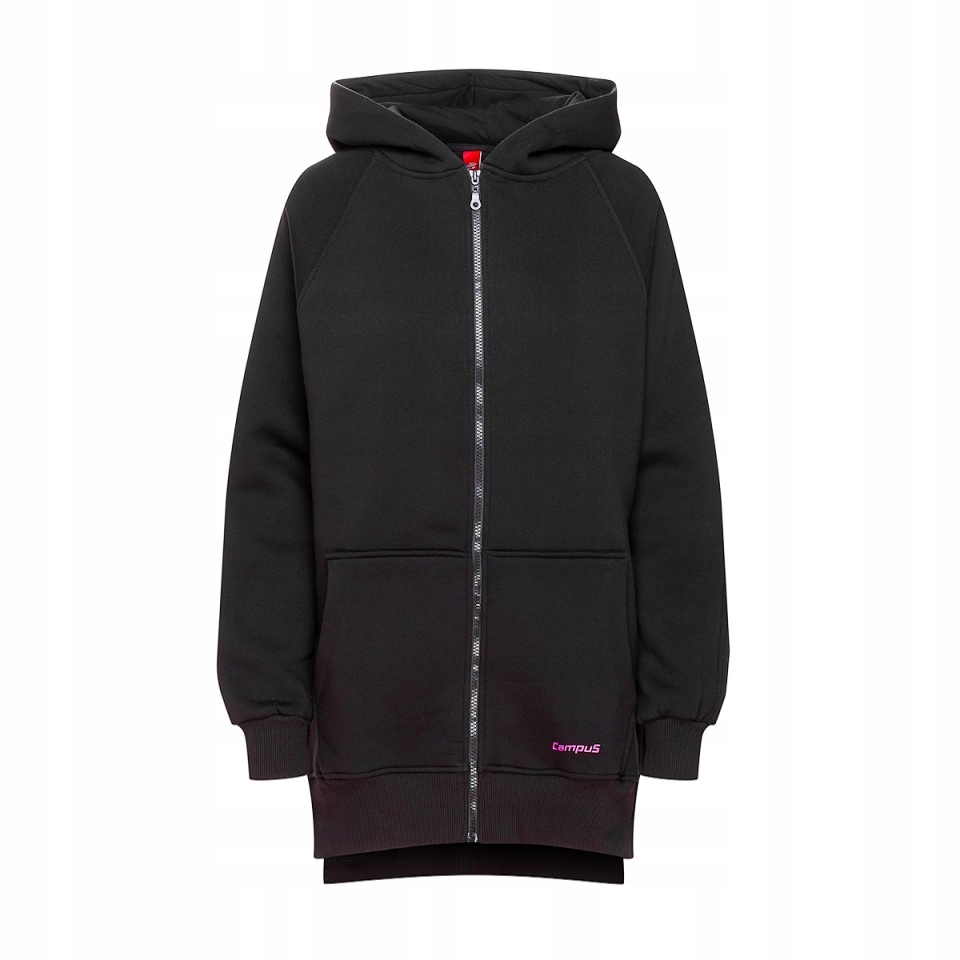 Mikina S Kapucí Oversize Rozepínací-eclipse Campus vel. S/m Černá