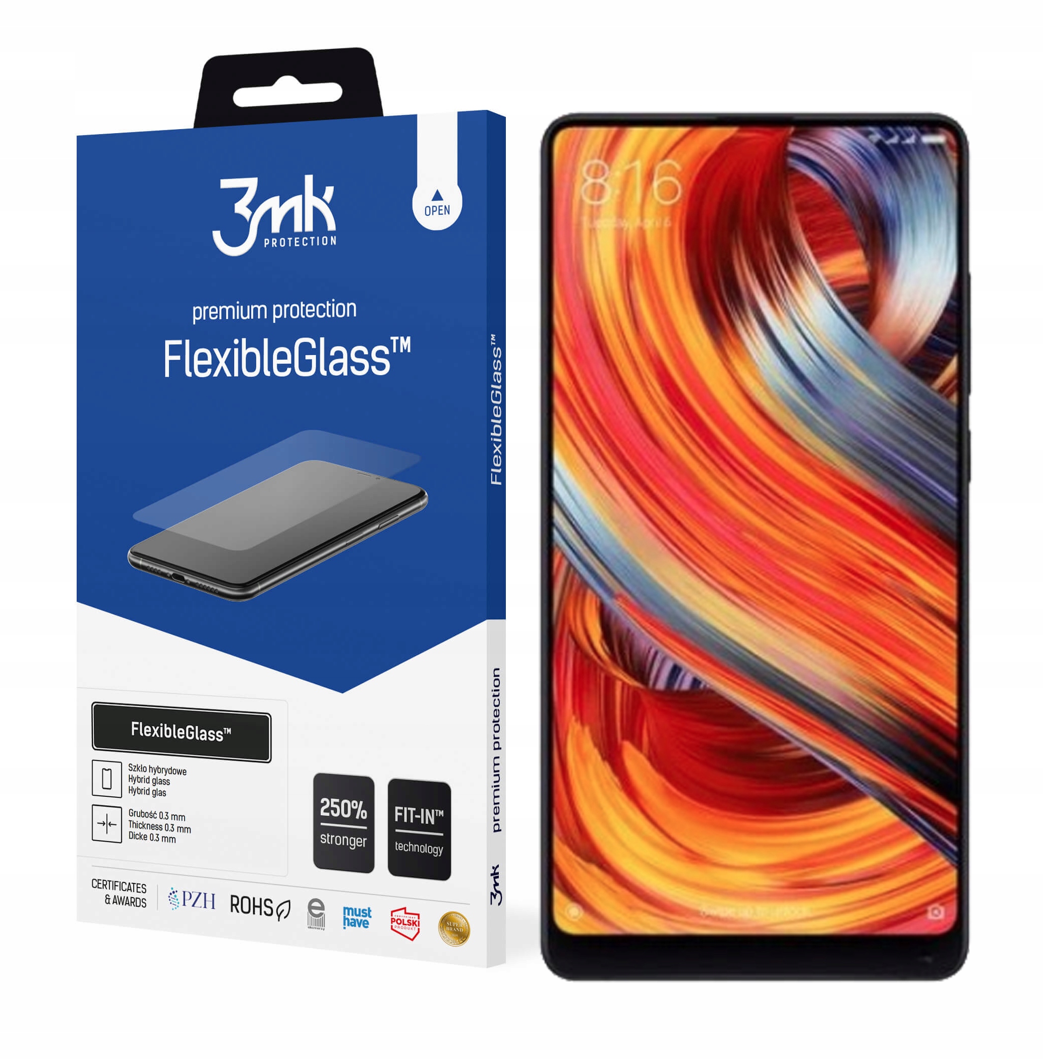 

Szkło 3MK FlexibleGlass do Xiaomi Mi Mix2