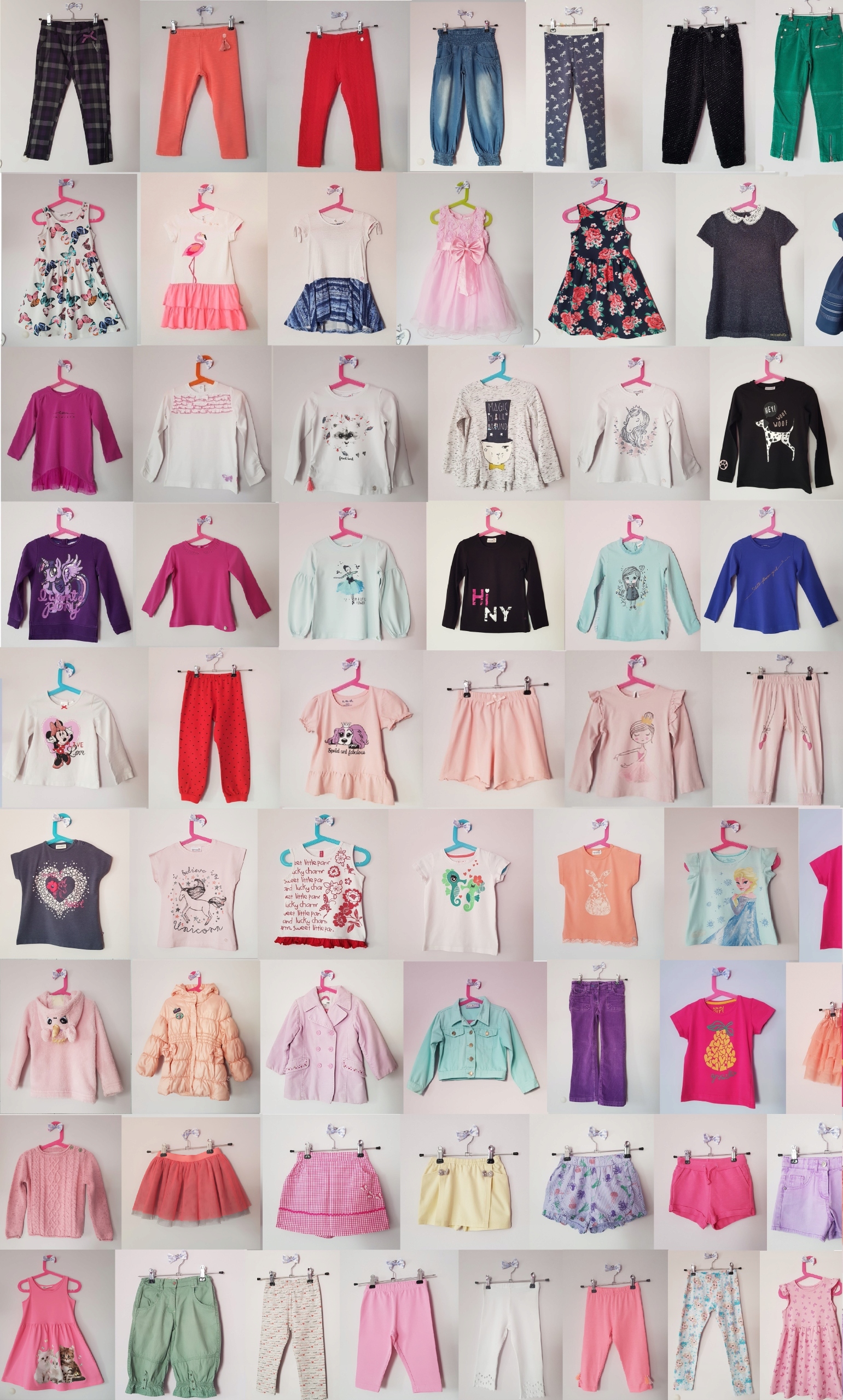 H&M śliczna bluzeczka z falbanką FLAMINGI r. 98 /110 j. Nowa Marka H&M