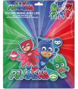 

Samoprzylepna Lampka ścienna z diodą Led PJMasks.