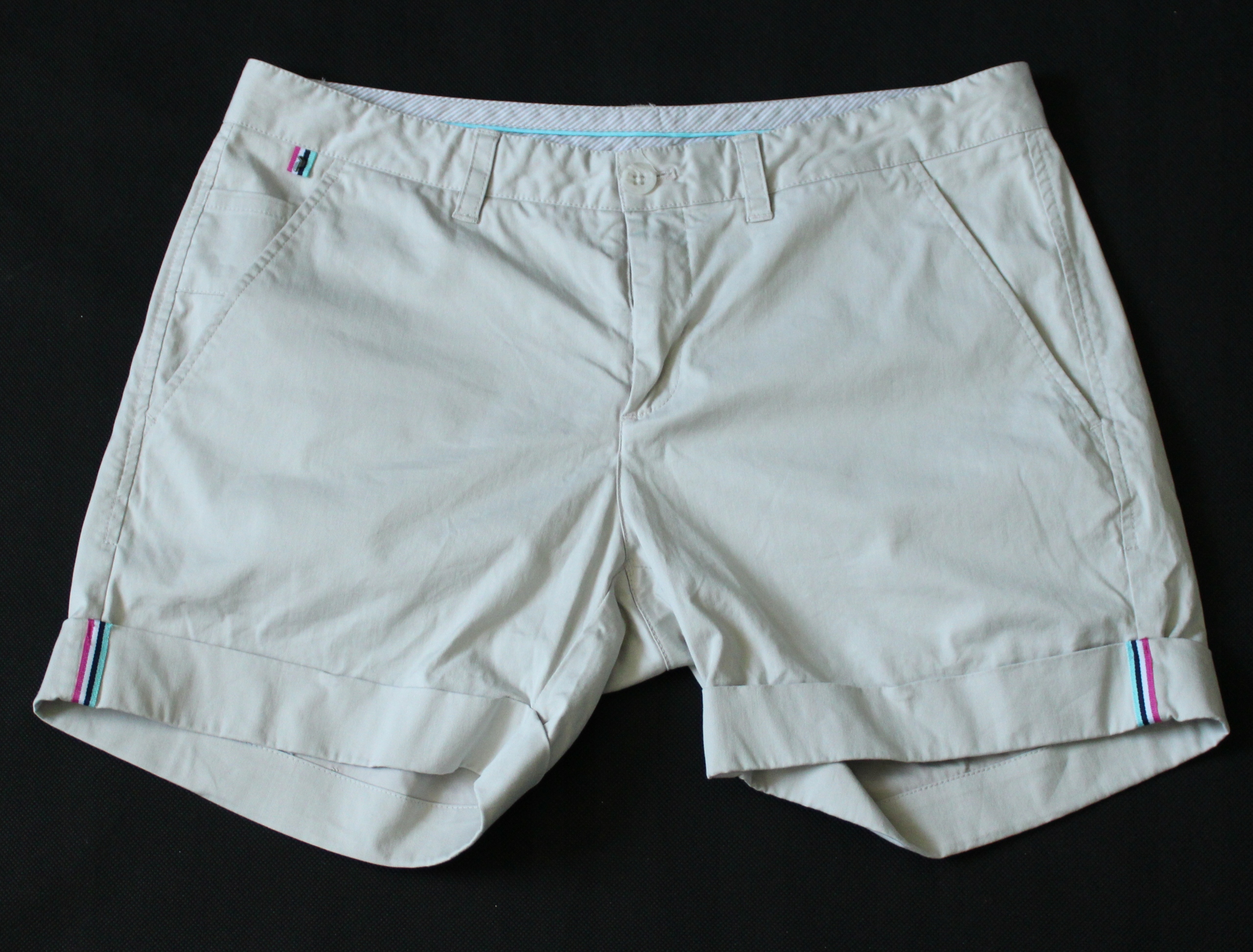 BEŻOWE SPODENKI ROZM 38/40