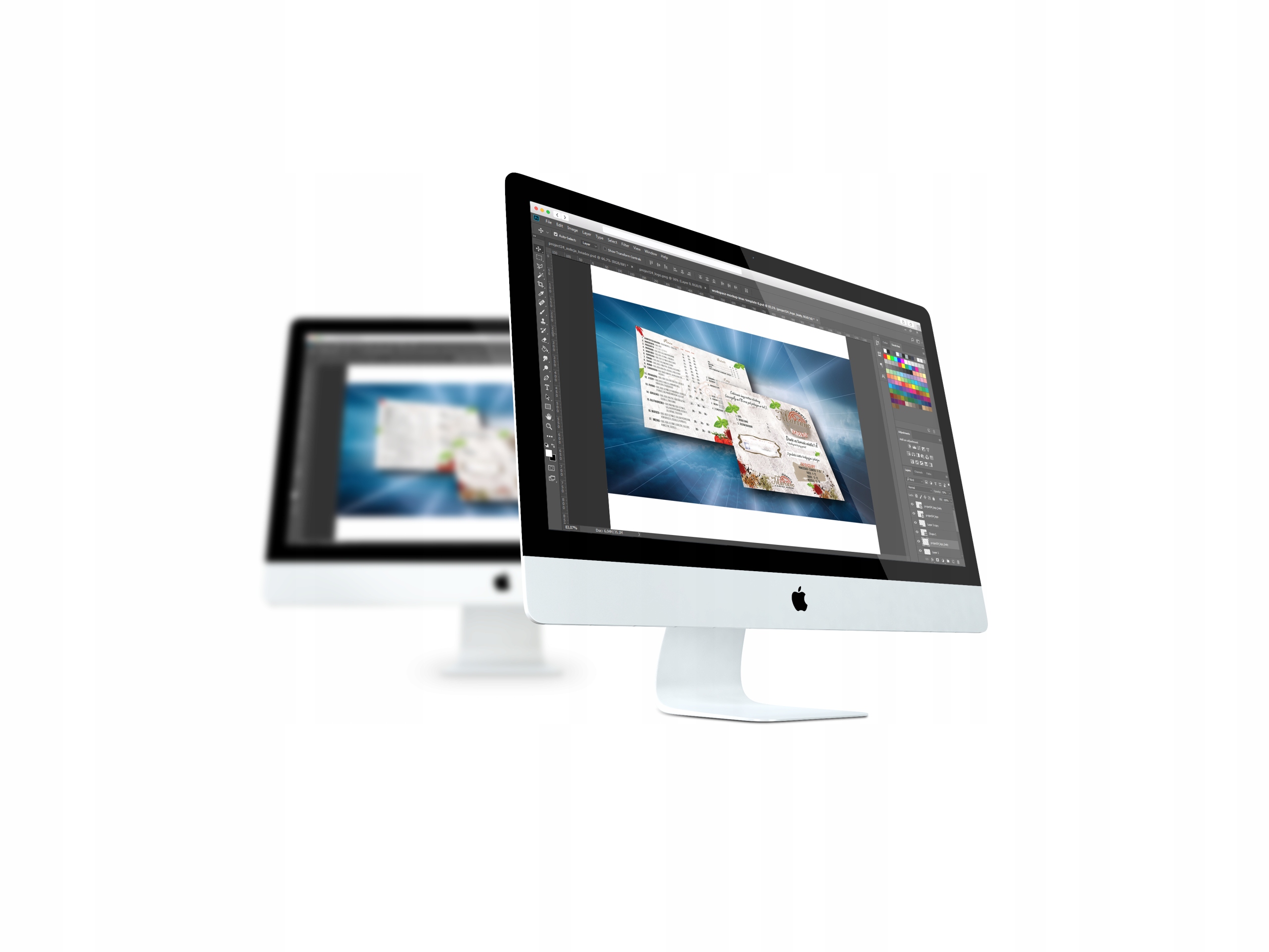 Projekt graficzny ULOTKA WIZYTÓWKA FV Marka inny