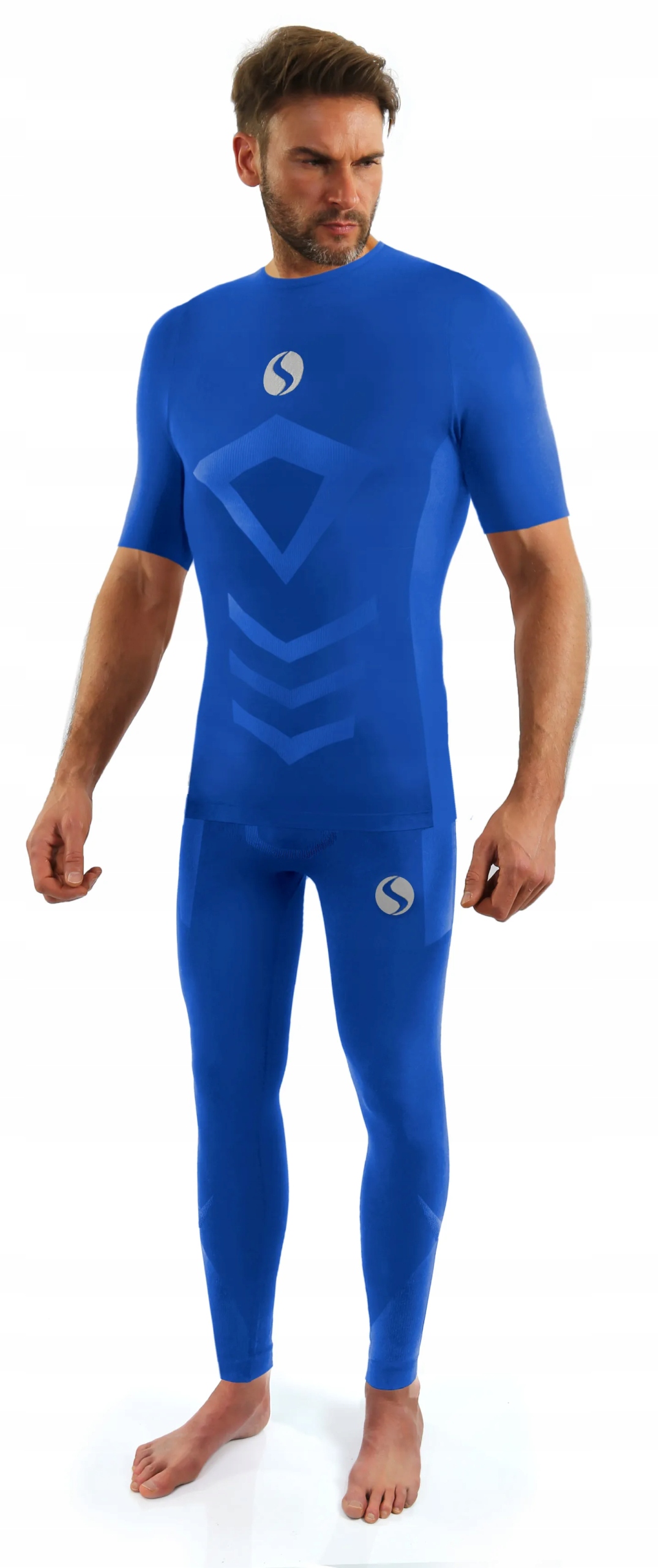 Sesto Senso Pánský krátko-dlouhý komplet Thermo CL39, CL42 Chabrový XXL/3XL