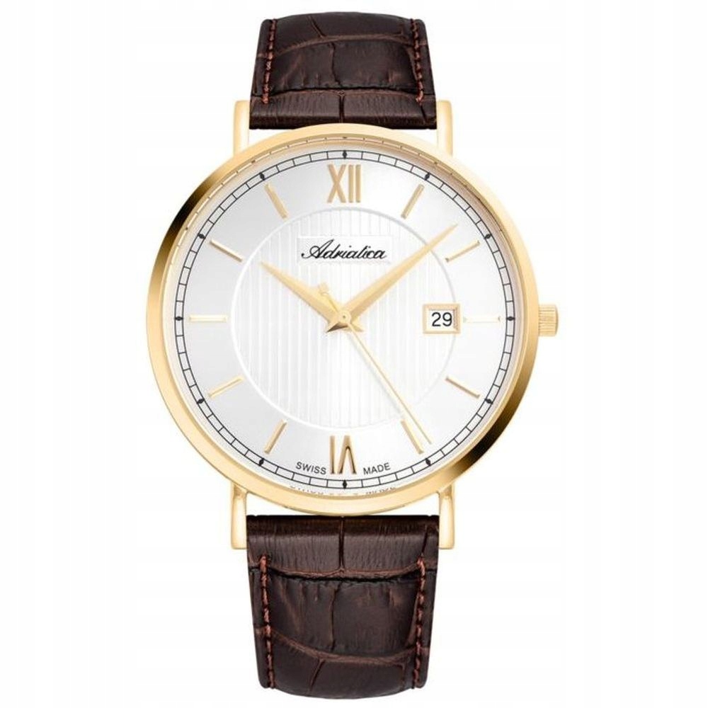 Pánské Hodinky Adriatica na řemínku A1294.1263Q Quartzové hodinky Swiss Made