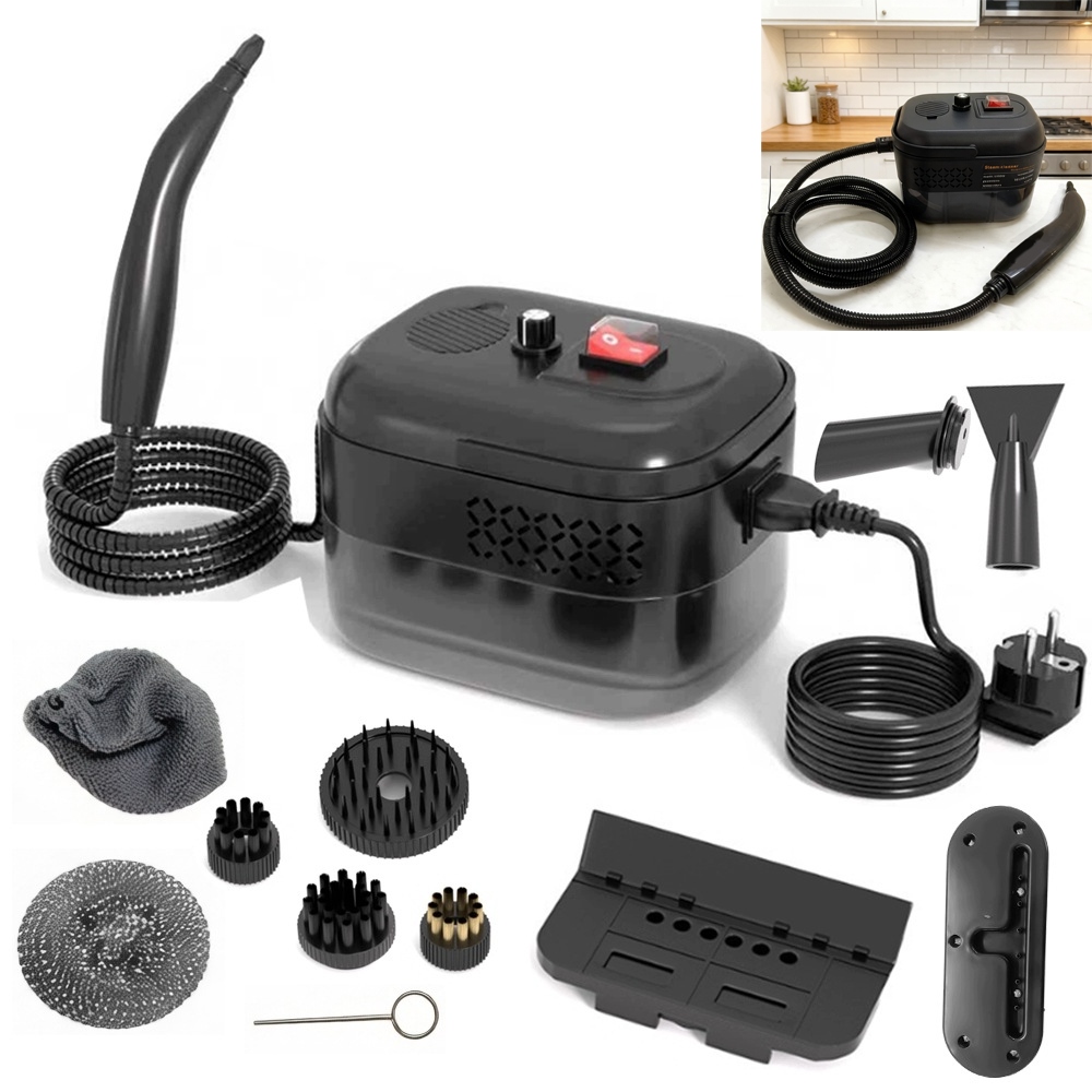Parní Čistič Parní mop Tlakový Čistič 1500W Na Čalounění Spár Oken