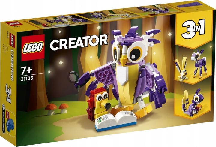 

Lego Creator 31125 Fantastyczne Leśne Stworzenia