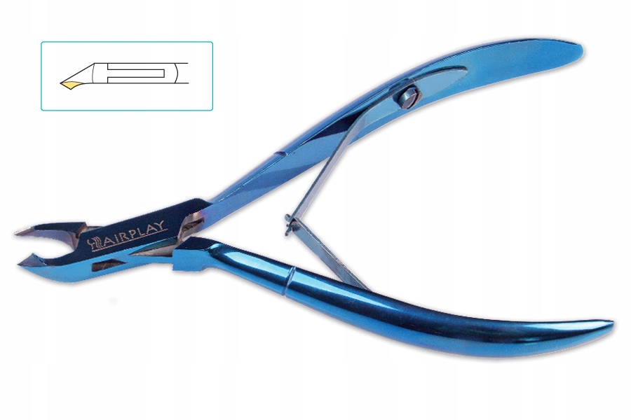 

Cążki do skórek kobaltowe Cs 02-11N Hairplay 3 mm