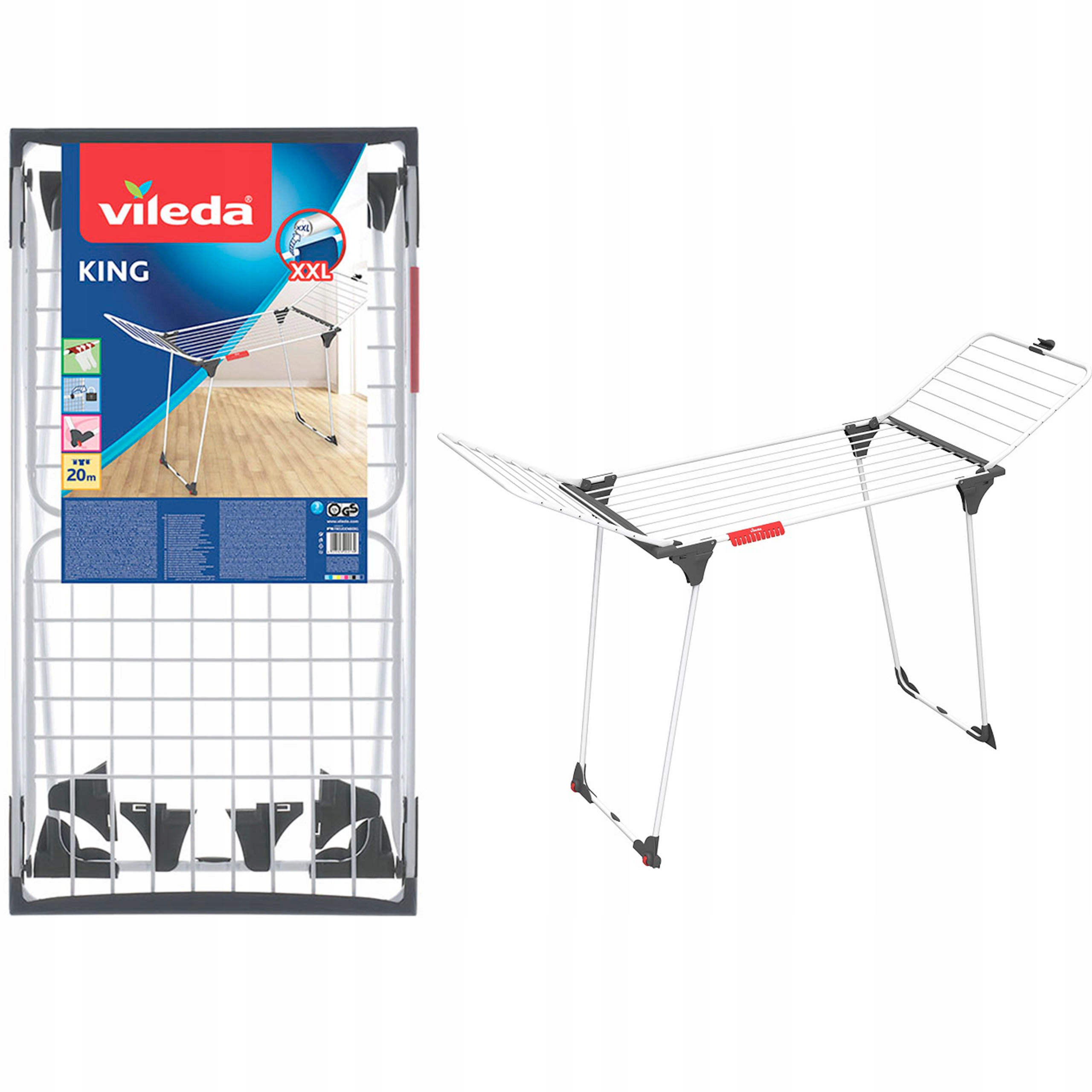 

Vileda King Suszarka na pranie składana 20 metrów