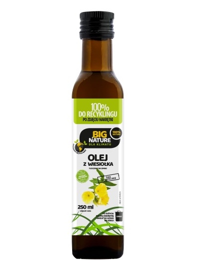 Levně Big Nature Pupalkový olej lisovaný za studena 250 ml