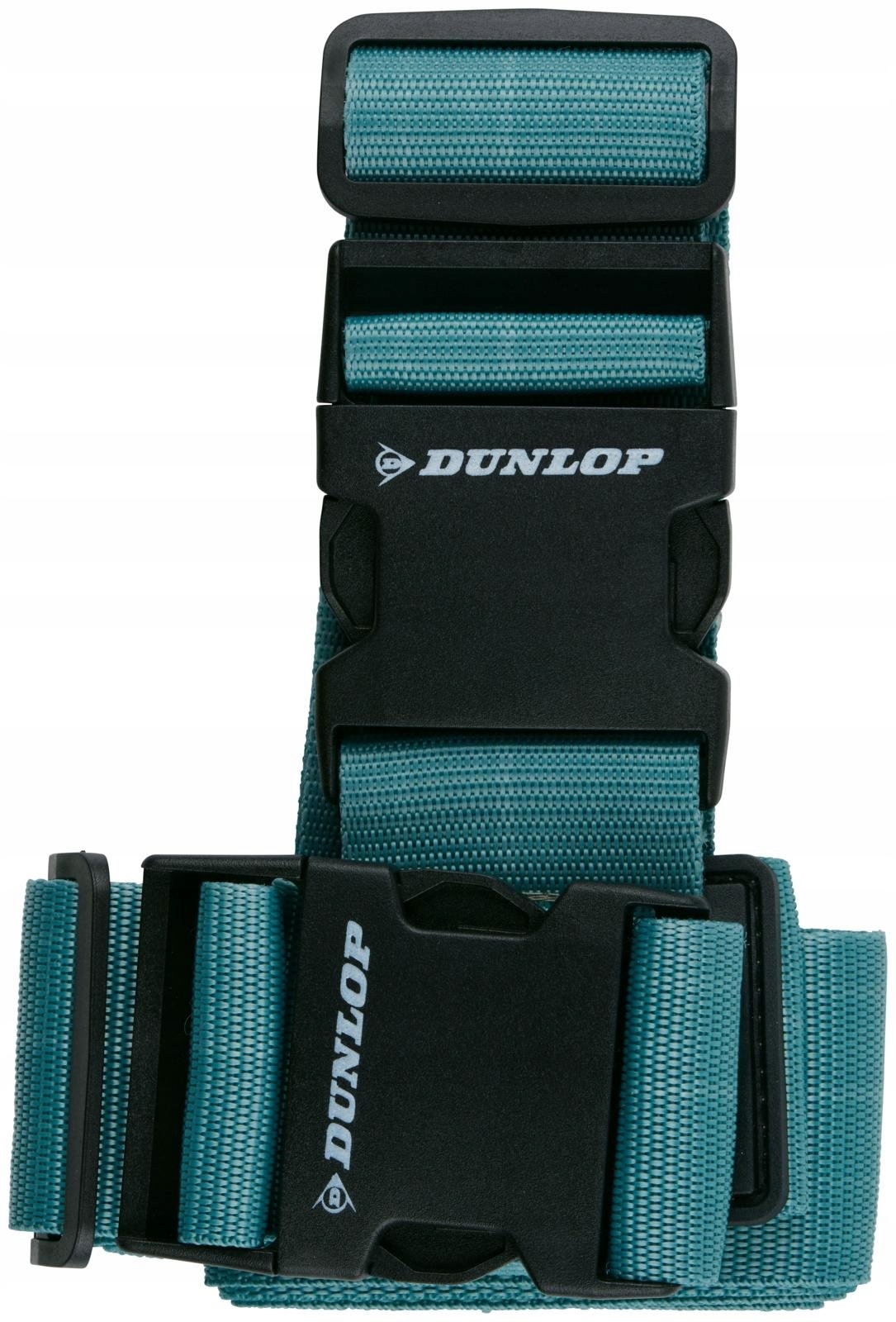 Pas zabezpieczający Dunlop do bagażu torby spinający Podwójny Walizki Ziel