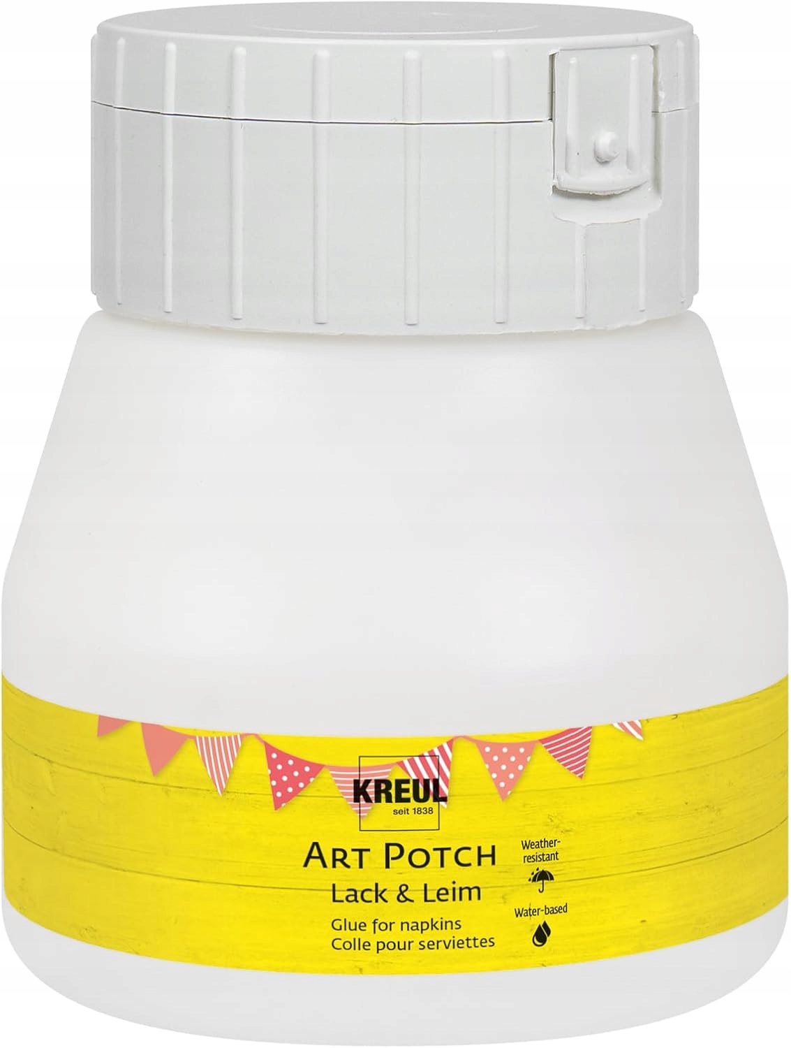 Kreul Art Potch lak voděodolné lepidlo 250 ml keramika dřevo sklo