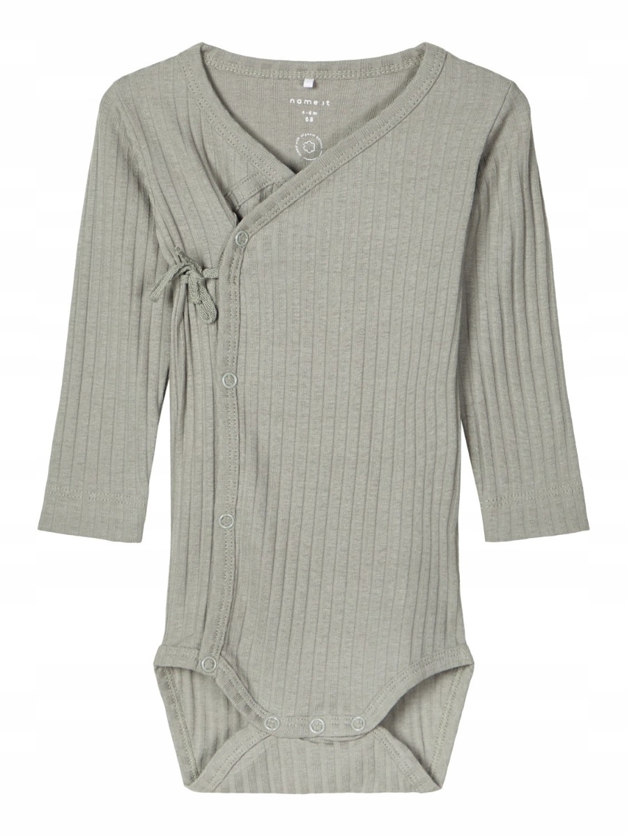 

Name It Body Kopertowe Prążkowane Szałwiowe 68cm