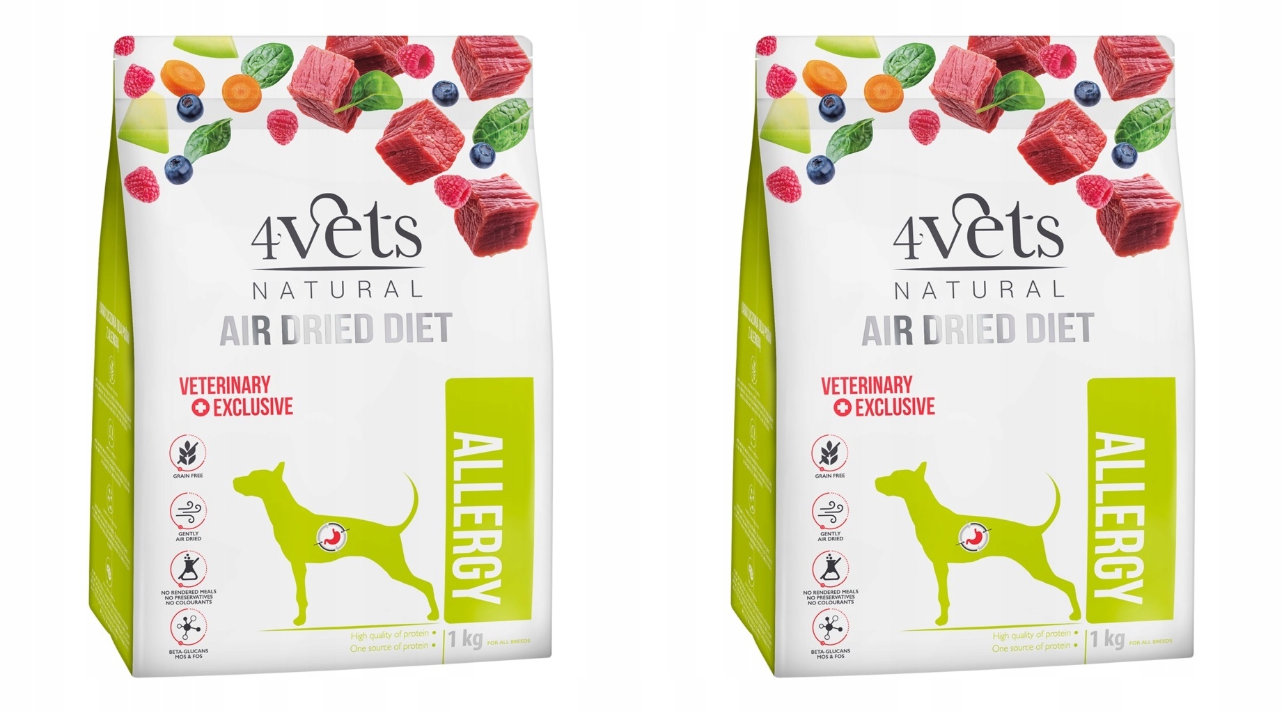 4Vets Natural Alergie pro psy 2 x 1 kg