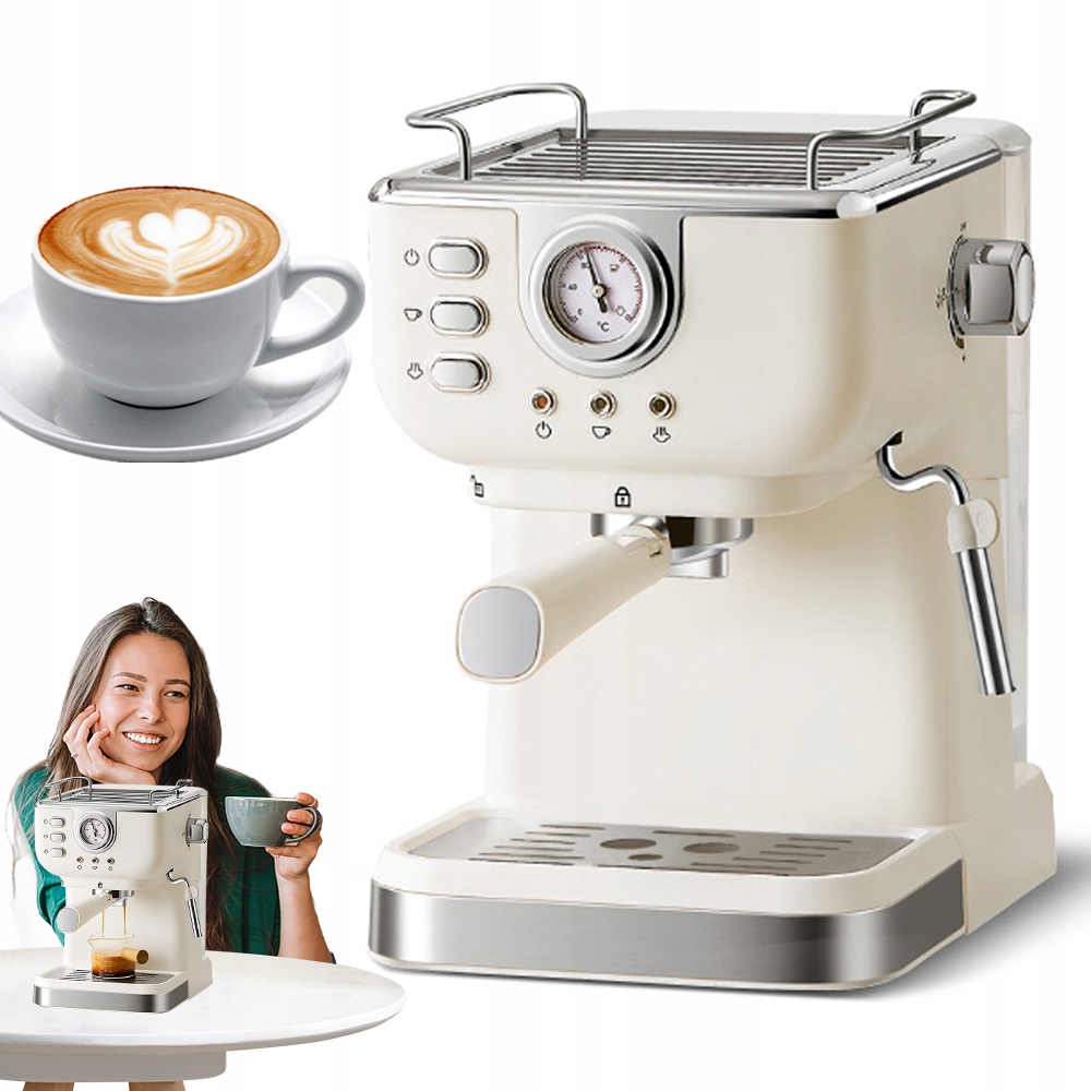 Profesionálny kávovar, kávovar na Cappuccino s napeňovačom mlieka