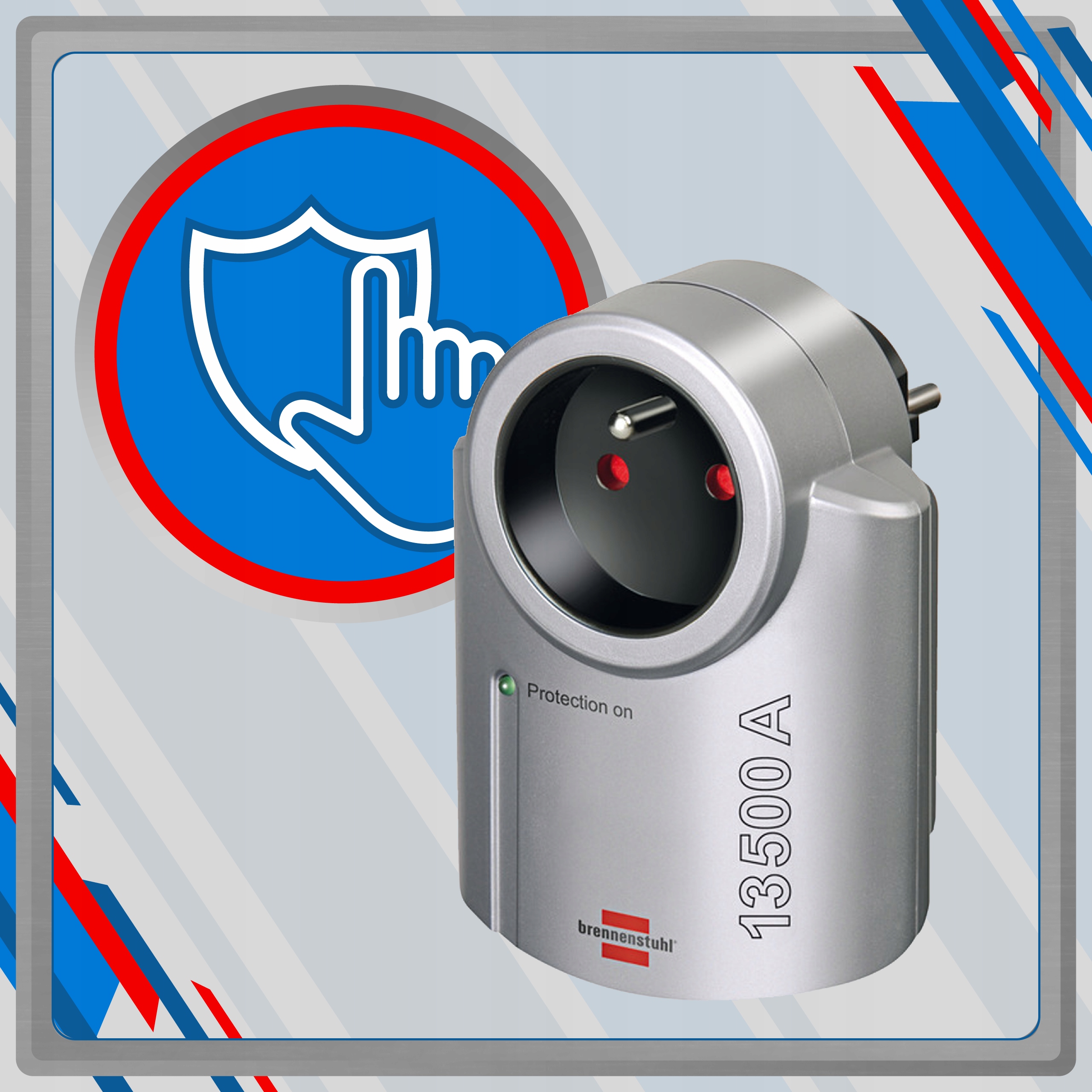 ADAPTER GNIAZDO PRZECIWPRZEPIĘCIOWY BRENNENSTUHL Model Brak