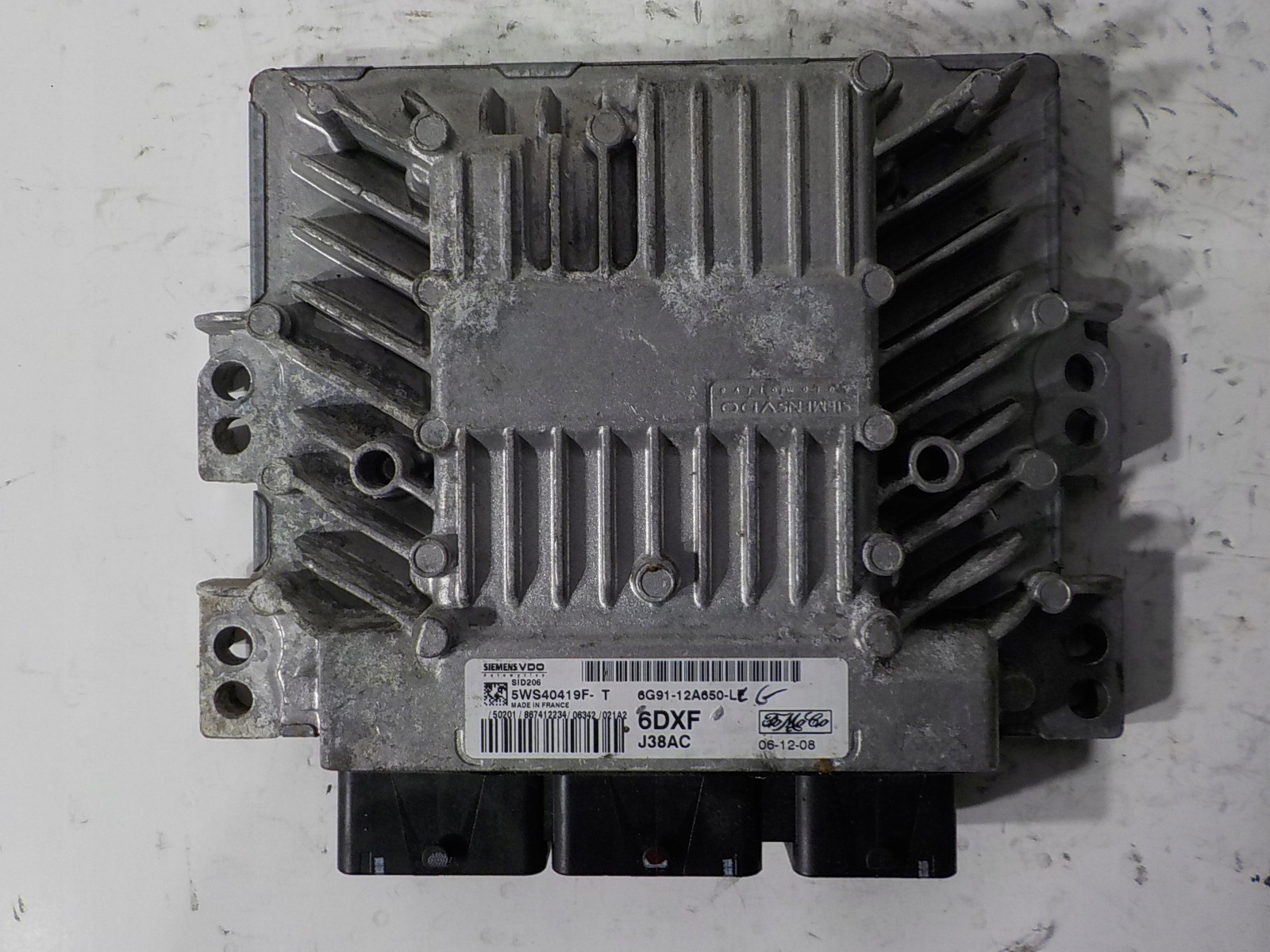 FORD computer control unit 6G91-12A650-LG 5WS40419G-T 6DXG