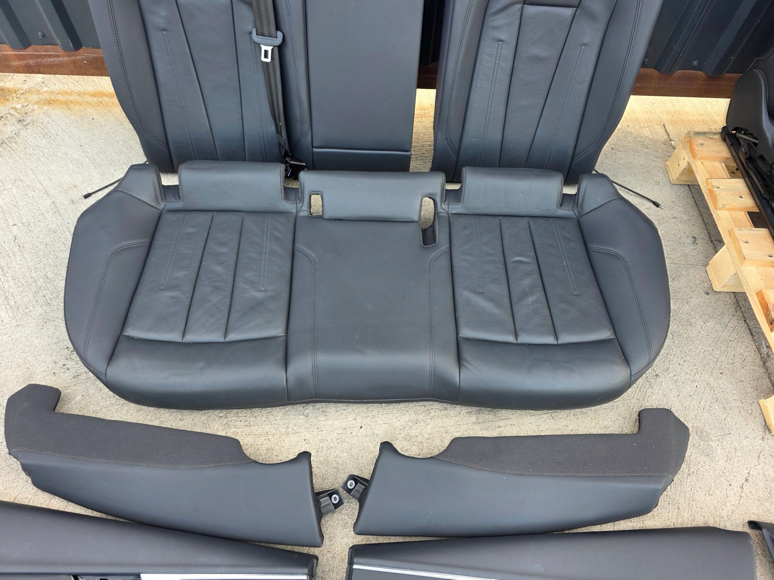sedile sedili pelle, in pelle AUDI A4 B9 riscaldato anteriore KOMPLET *4