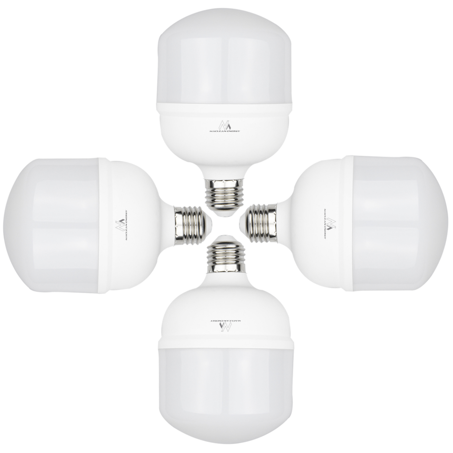 4x Led žárovka E27 48W 5040lm 4000K Barva Neutrální Bílá Maclean MCE304 Nw