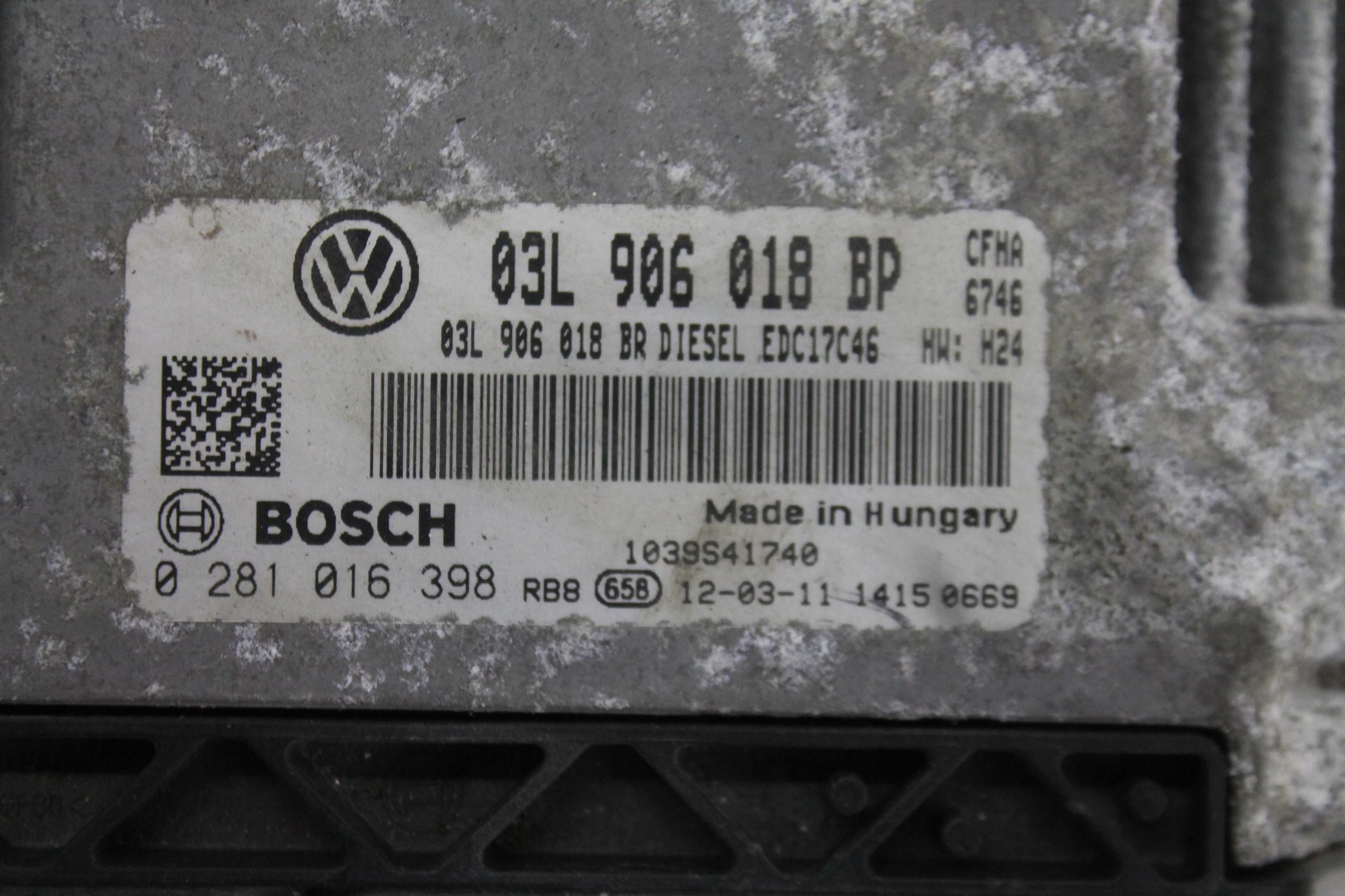 computer Motore 03L906018BP YETI 2.0 TDI 09-17