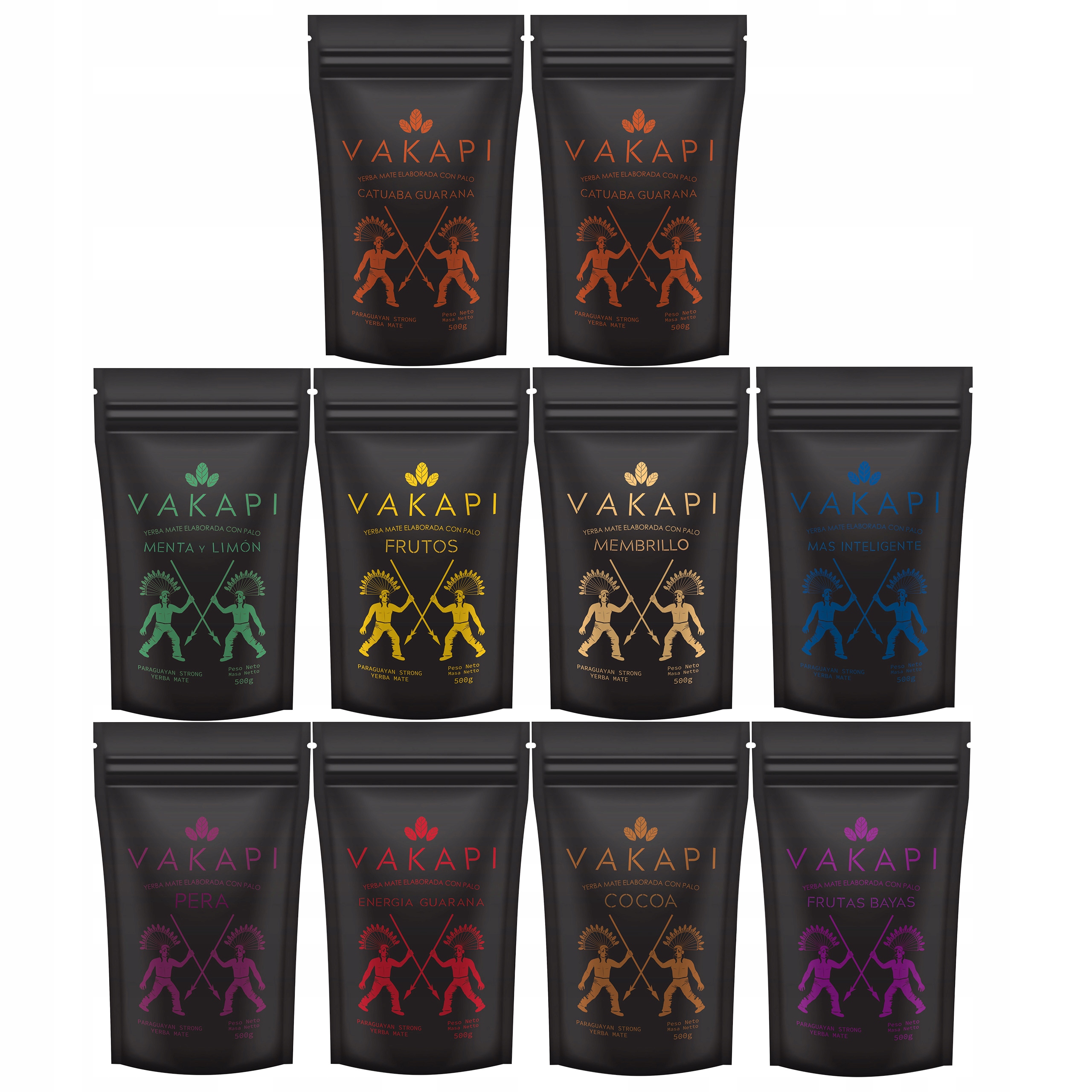 Sada Yerba Mate Vakapi 10 x 500 g 5 kg Elaborada