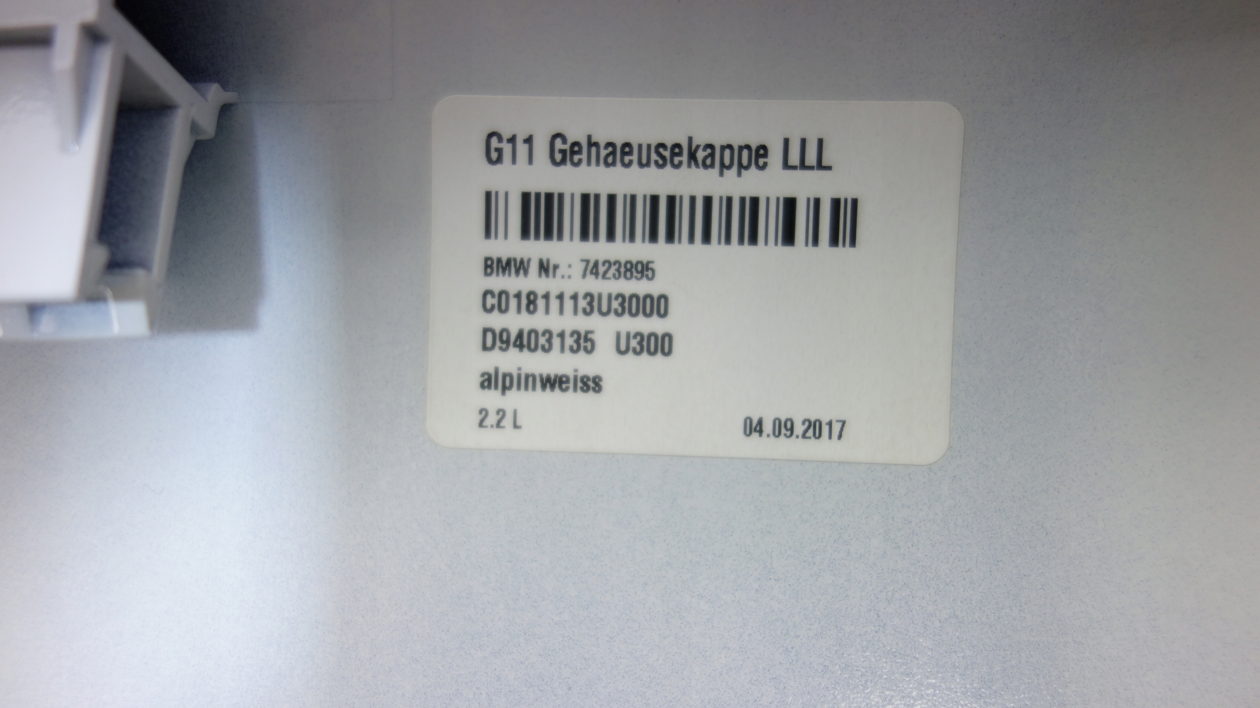 cover mirrors left BMW 7 G11 G12 2015- 7423895