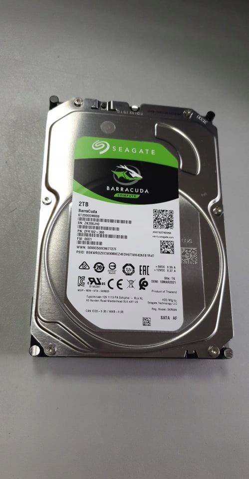 SEAGATE Barracuda Guardian (3.5", 2TB, SATA III, 7200 obr./min) — 5