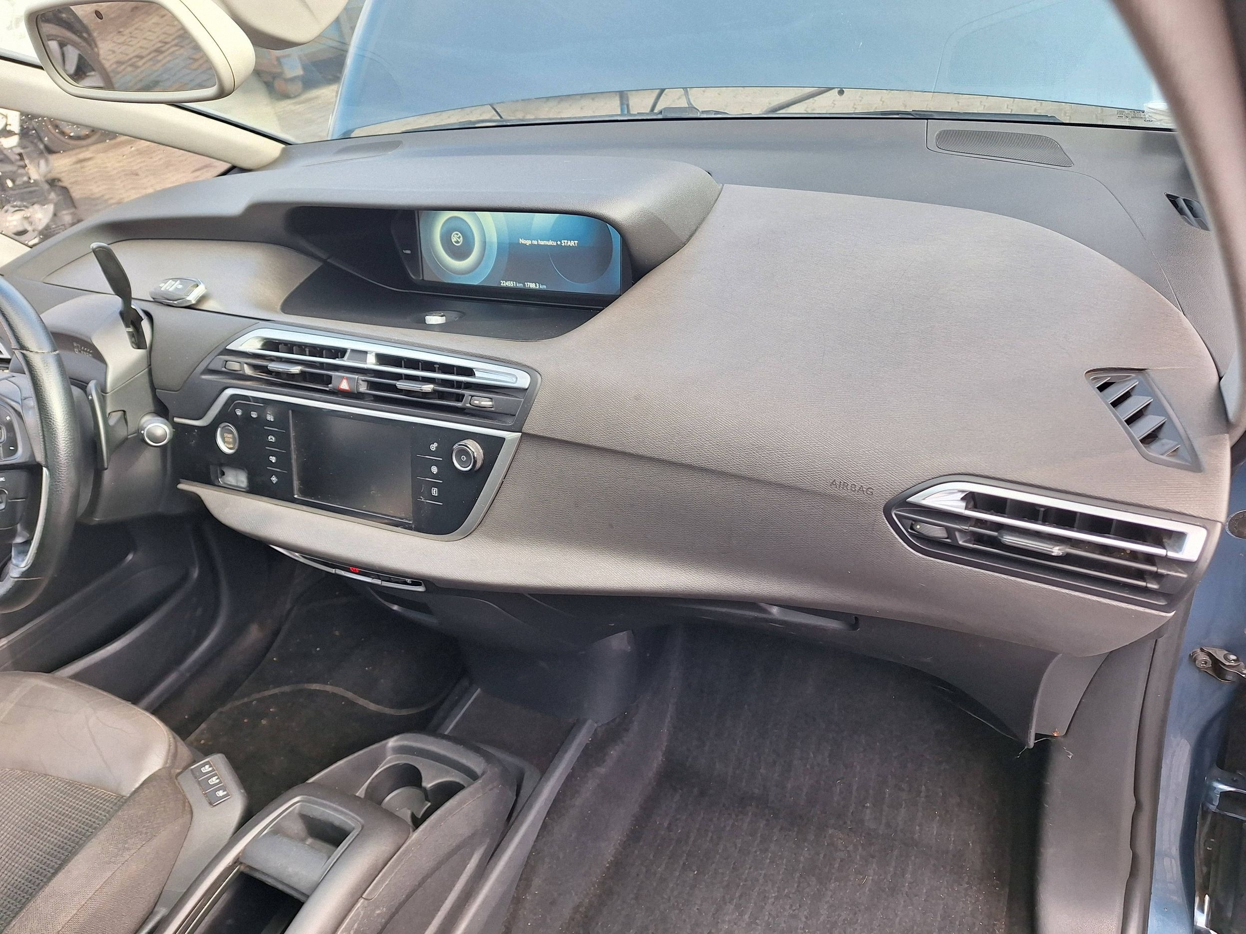 Citroen C4 PICASSO II 2013- B78 airbags luft airbag armaturenbrett konsole