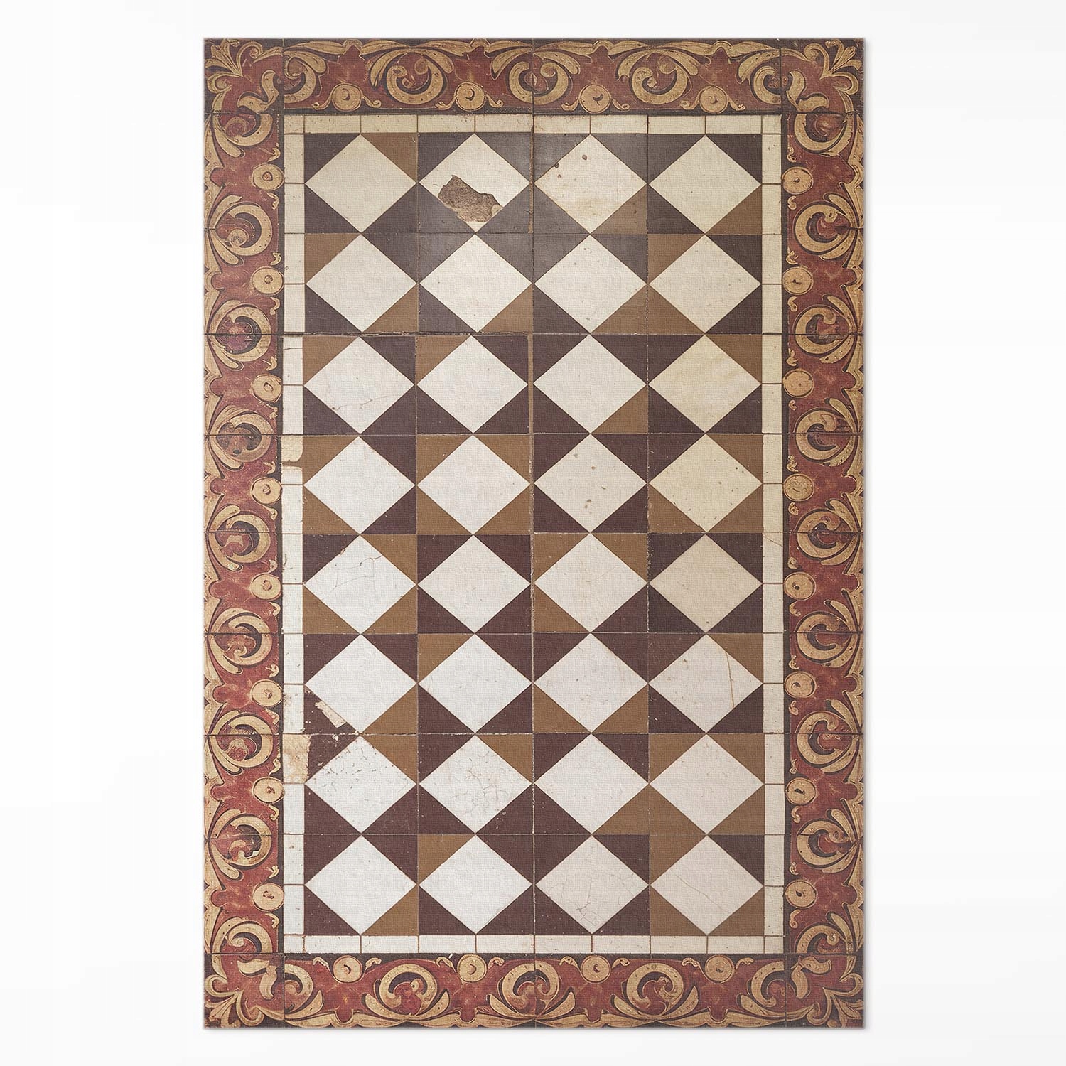 Vinylová rohož so vzorom do kuchyne Rozmer: 100 x 150 cm Vintage mozaika dlaždíc