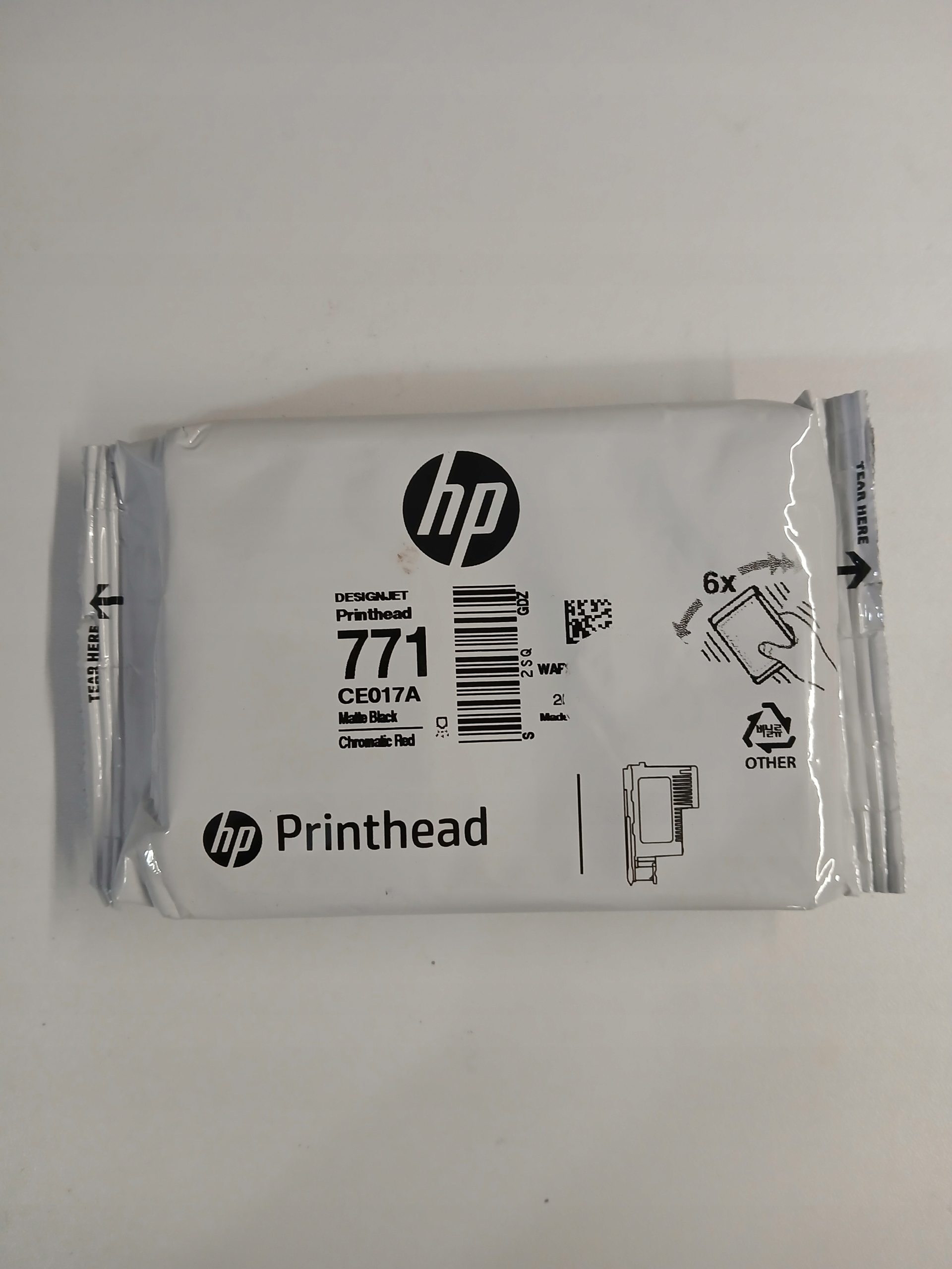 Hlavice Hp 771 CE017A MatteBlack Chromatic Red Z6200 Originální