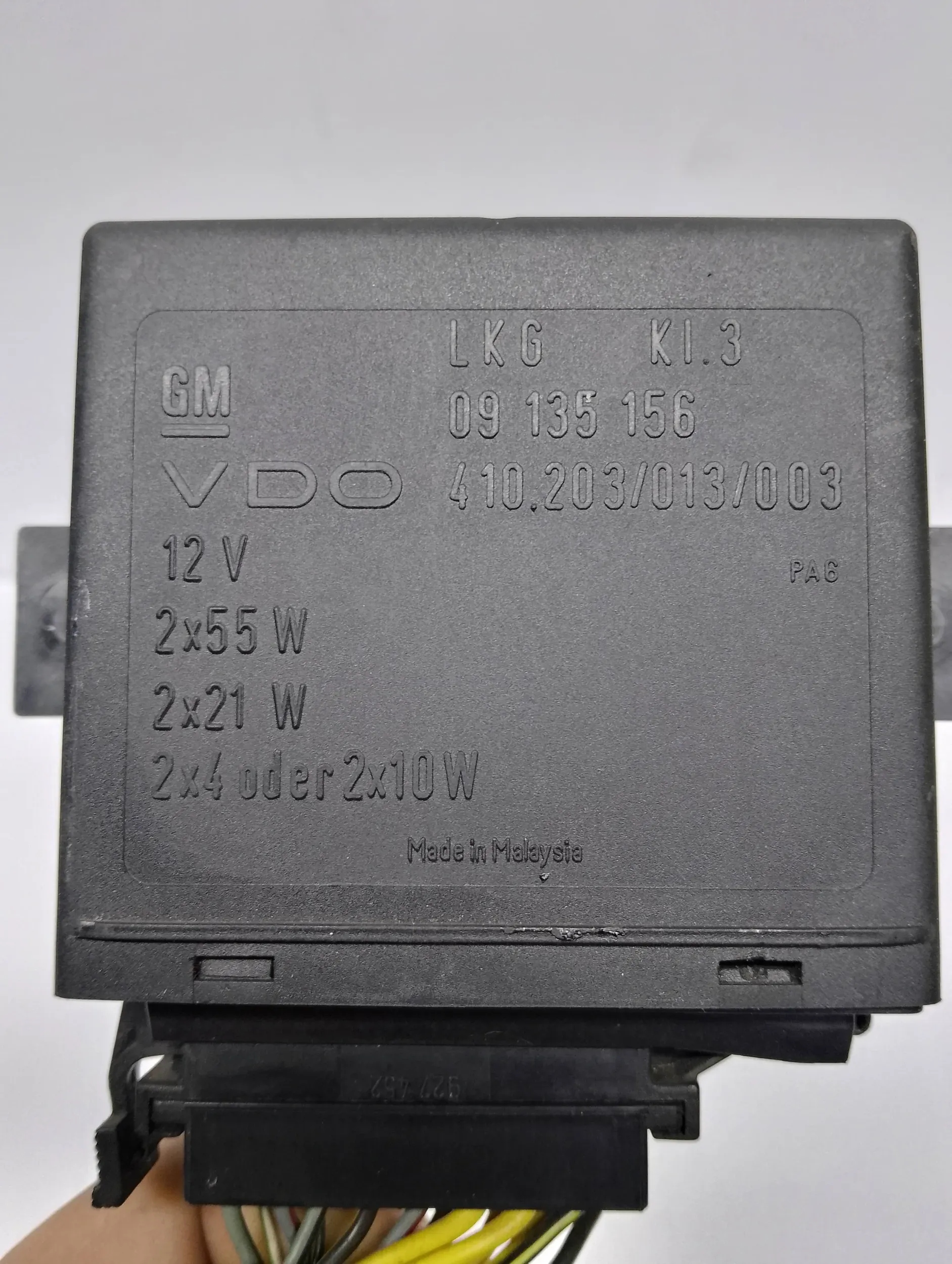 Centralina modulo luci Opel 09135156