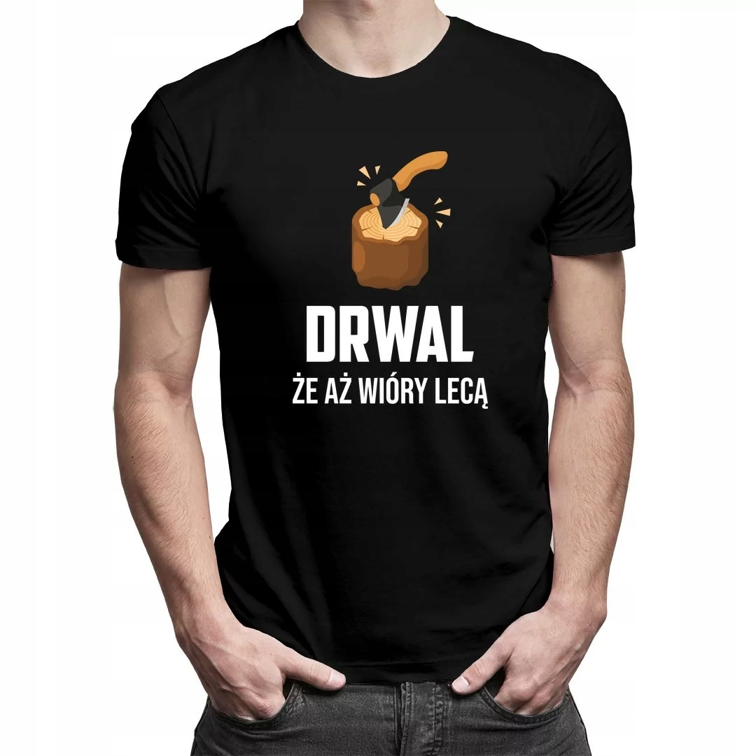 

Męska koszulka dla drwala