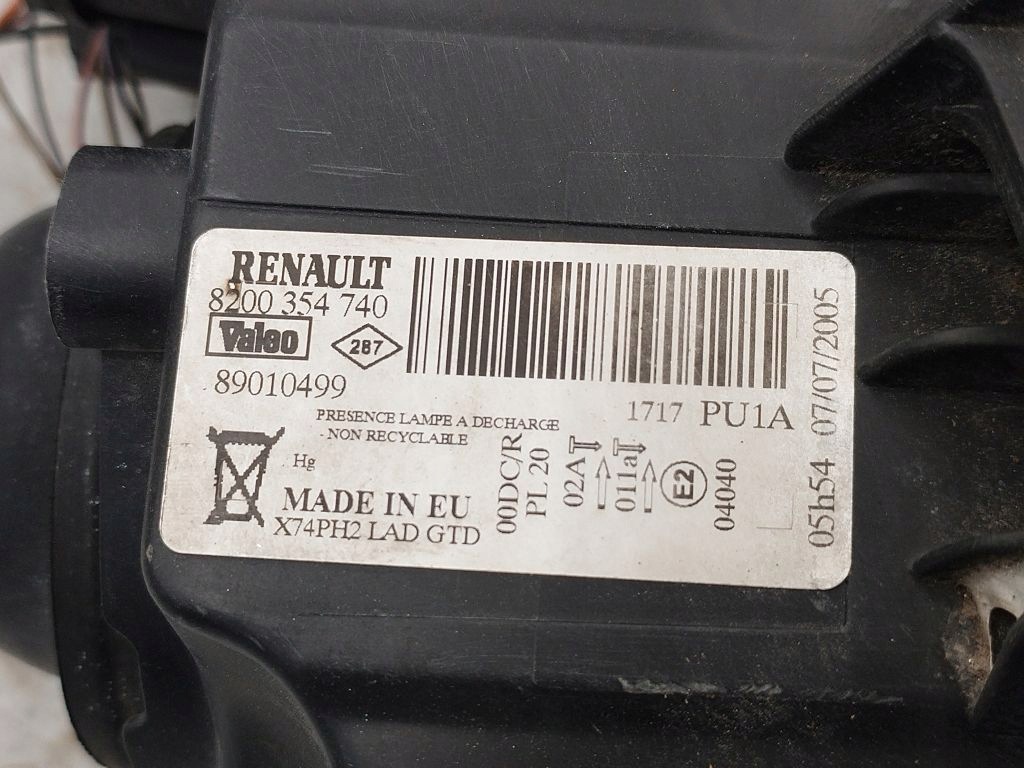 Renault Laguna II 2 lift light left front front xenon 8200354740