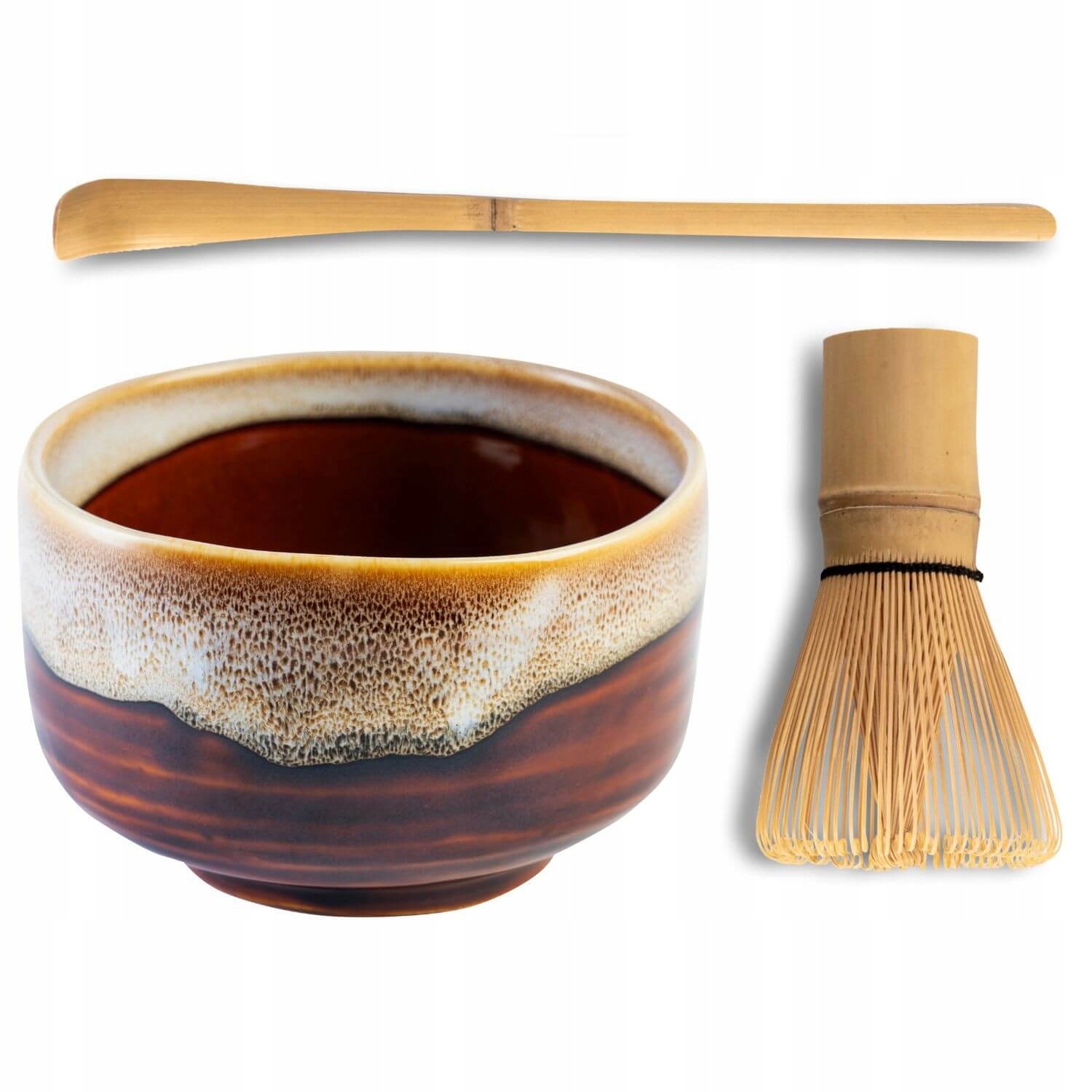 Levně Sada Na Čaj Matcha Ame Kozan Japonská Šálek Metla Chasen Lžička