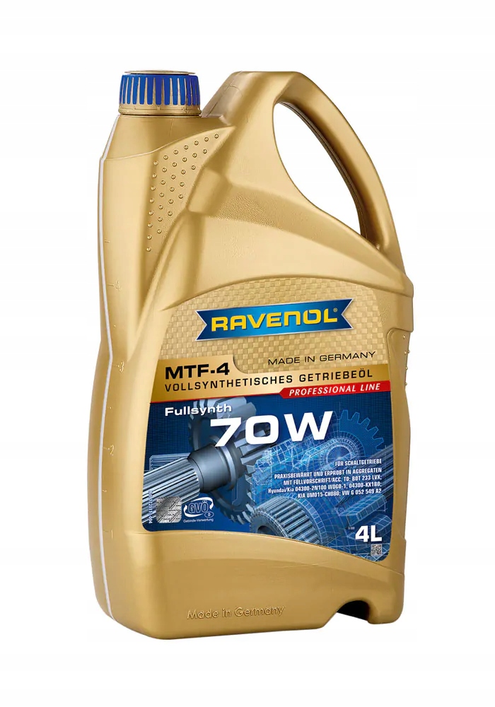 OLEJ PRZEKŁADNIOWY RAVENOL MTF 4 70W 4L