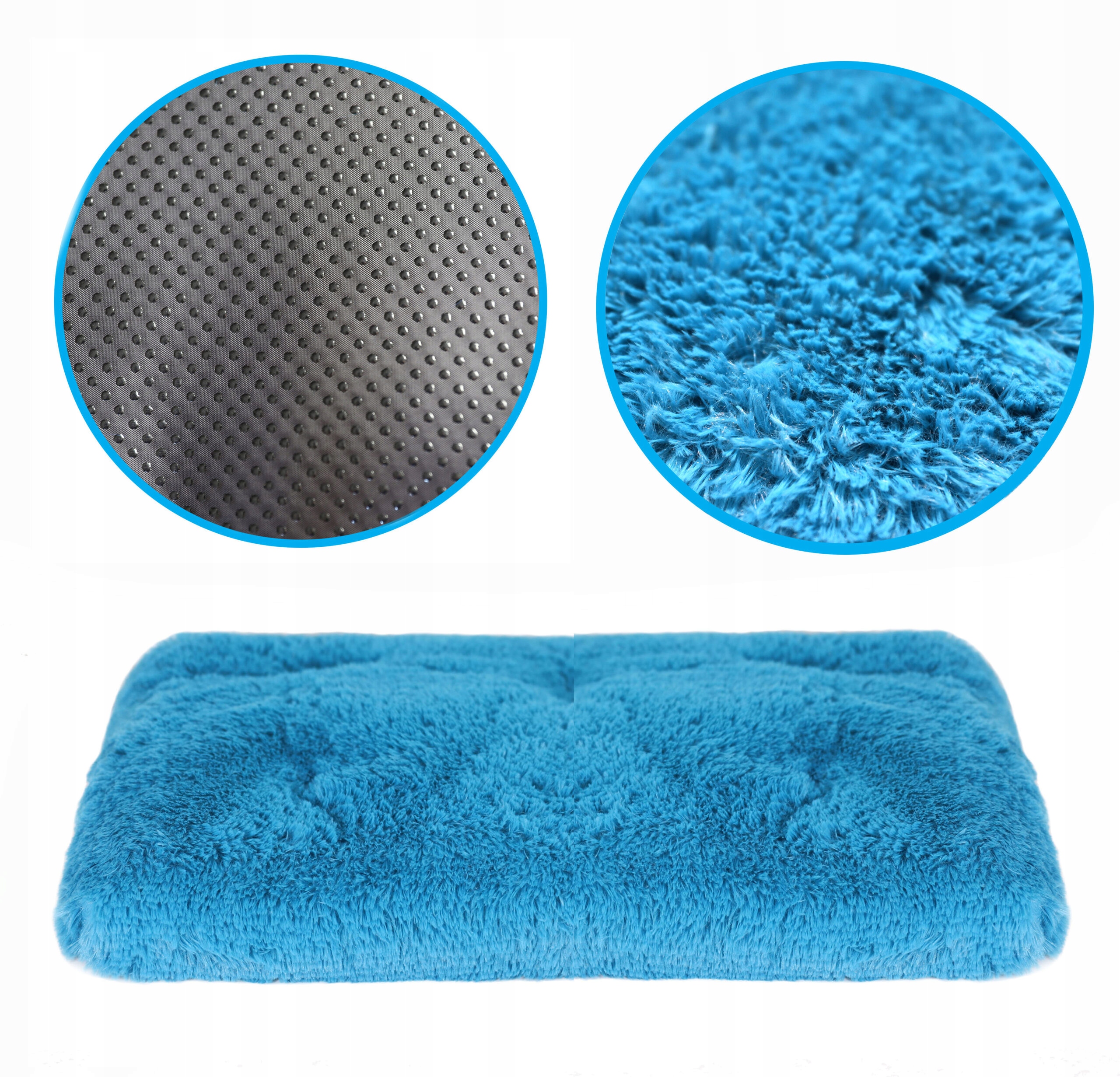 Levně Pelíšek Poduška Modrá Vel L- 65 x 45 cm pro psa Mimiko.