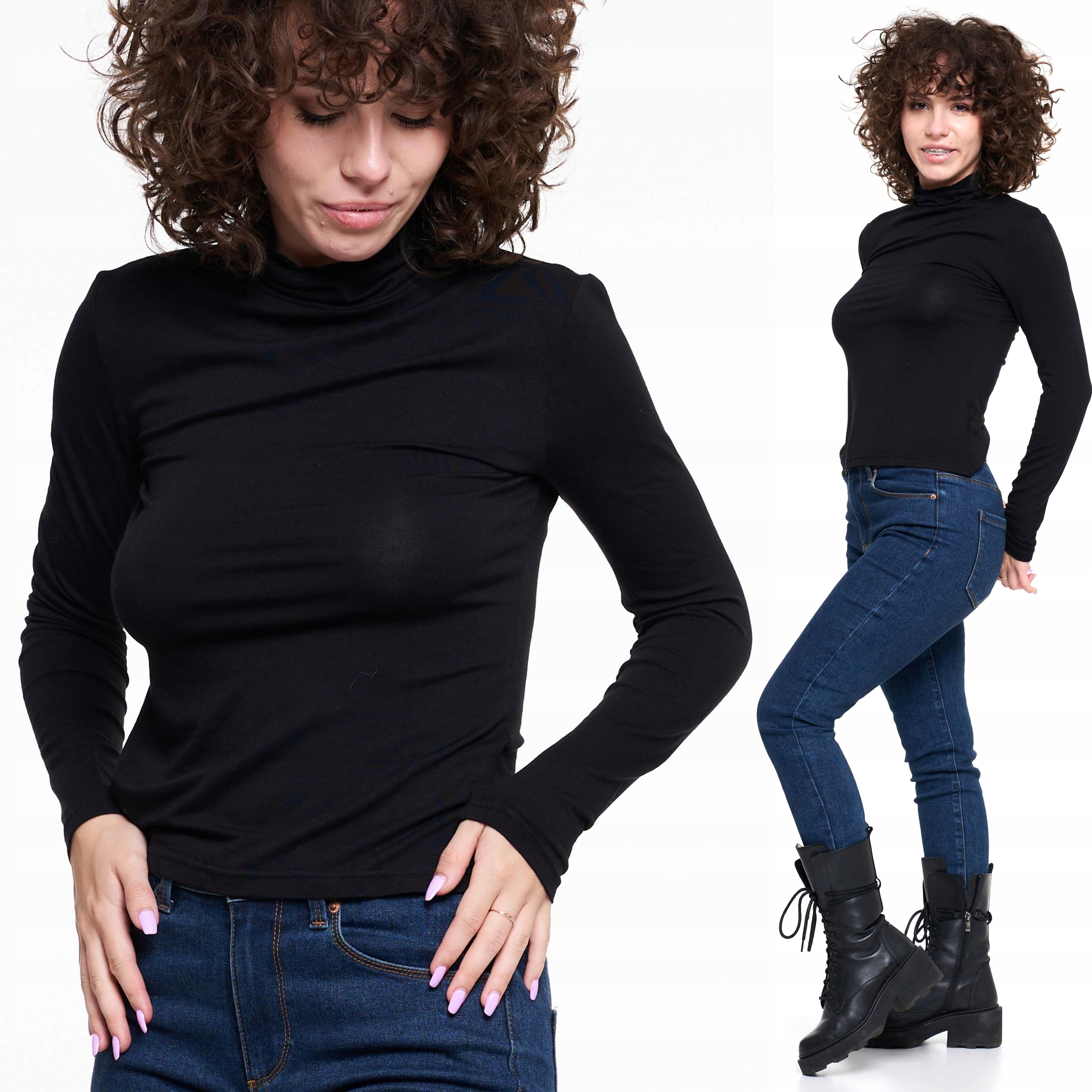 Dámská mikina s Golfem Přiléhavá Hladká Moraj L