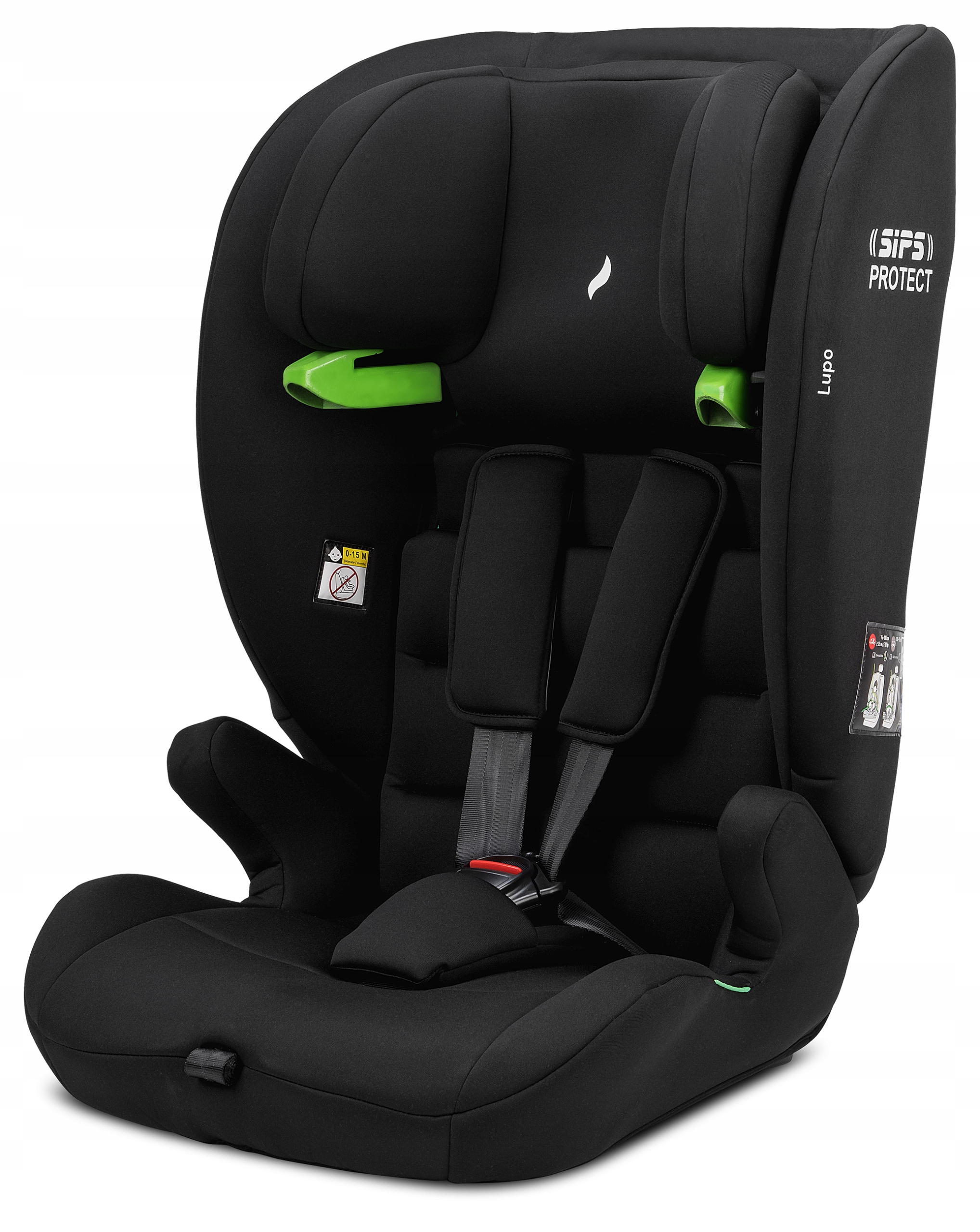 Fotelik samochodowy 9-36kg Lupo i-Size Black