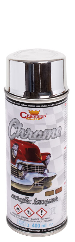 

Farba Lakier Spray Chrome 400ml Srebrny