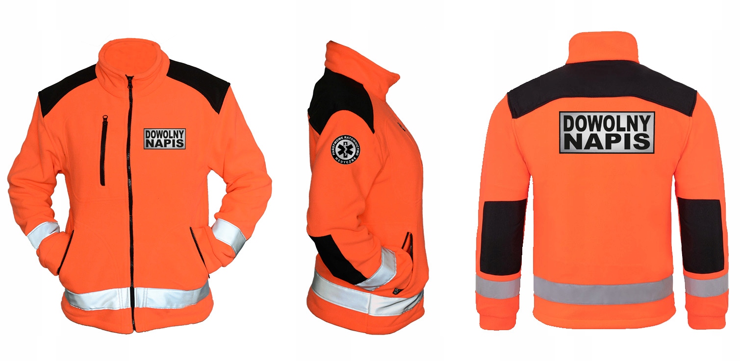 Polar medyczny DOWONY NAPIS 3 odblaski FLUO S