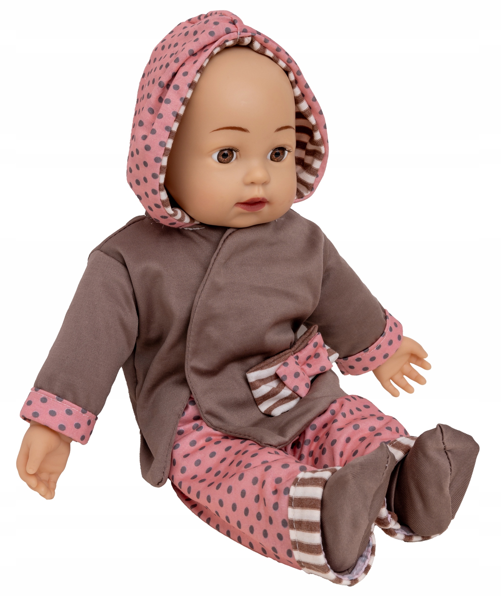 Lalka Bobas Niemowlak do wózka dla lalek Mówi Śpiewa po Polsku 40 cm DORIS Efekty dźwiękowe