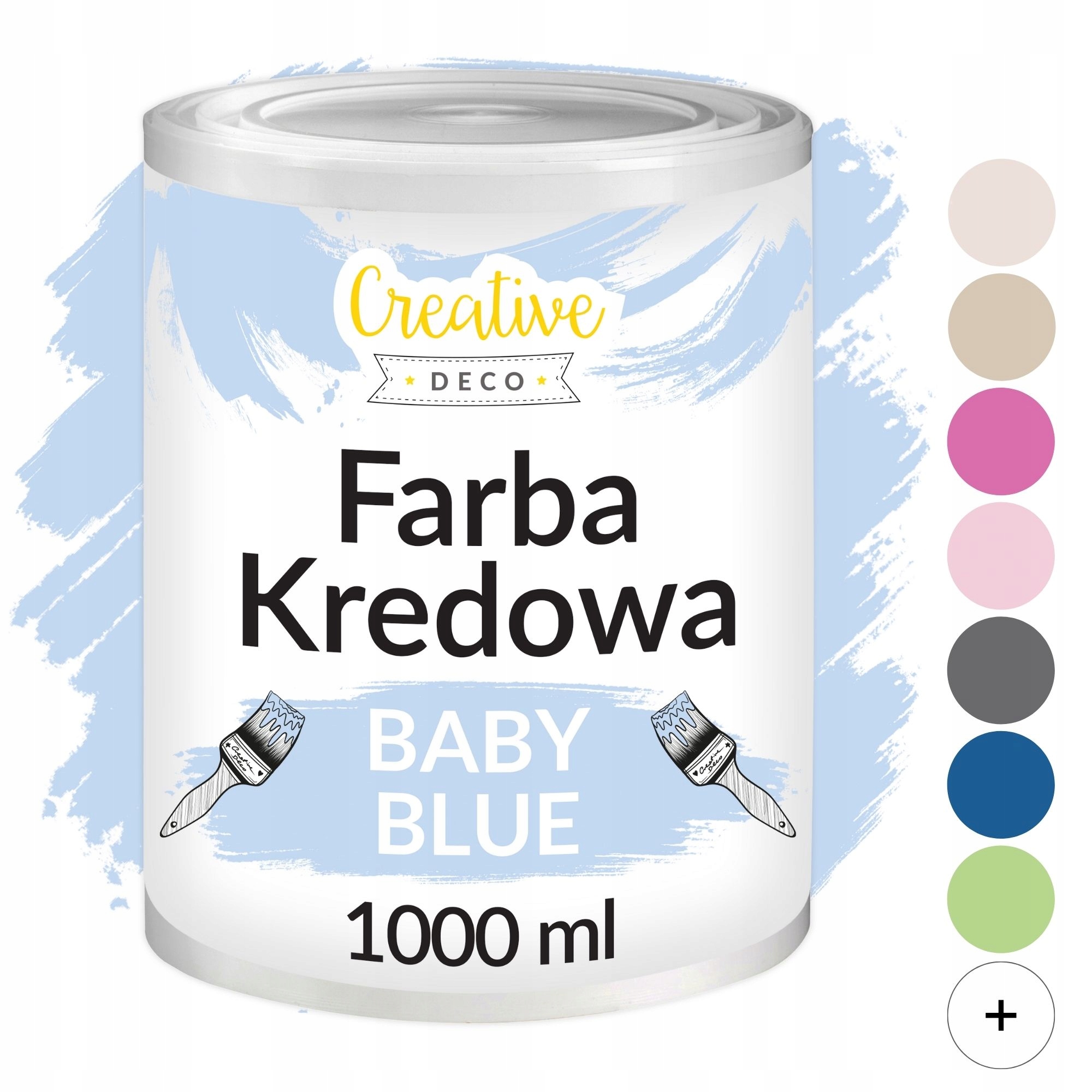Barva křídová modrá pro malování renovace nábytku dřeva 1000ml