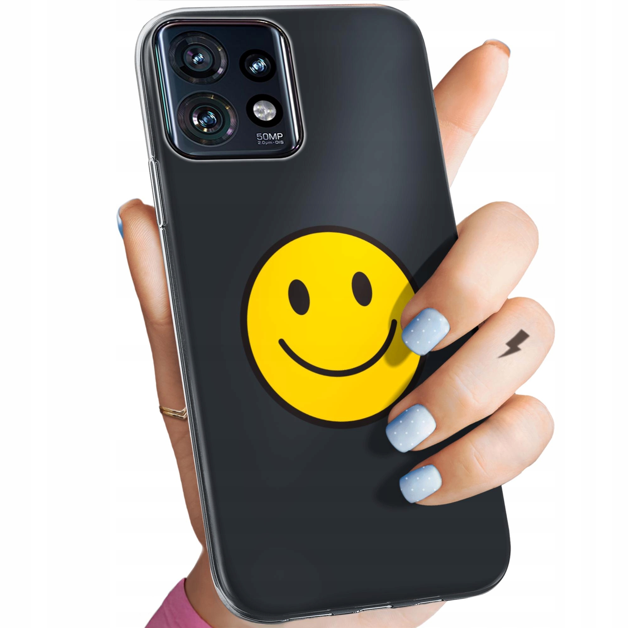 Etui Do Motorola Edge 40 Pro Uśmiech Smile Emoji Obudowa Pokrowiec