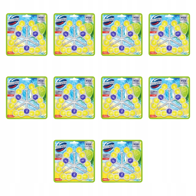 Domestos Toaletní kostka Power 5 Lime 3x50 g X10