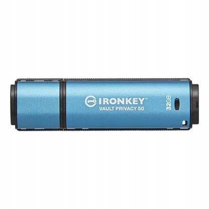Kingston 32GB IronKey Vault Privacy 50 AES-256 šifrovanie, Fips 197…
