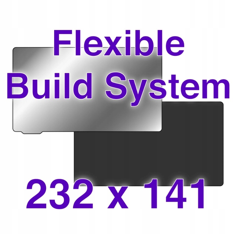 Wham Bam Flexible Build System 232 x 141 mm flexibilní platforma pro 3D tisk