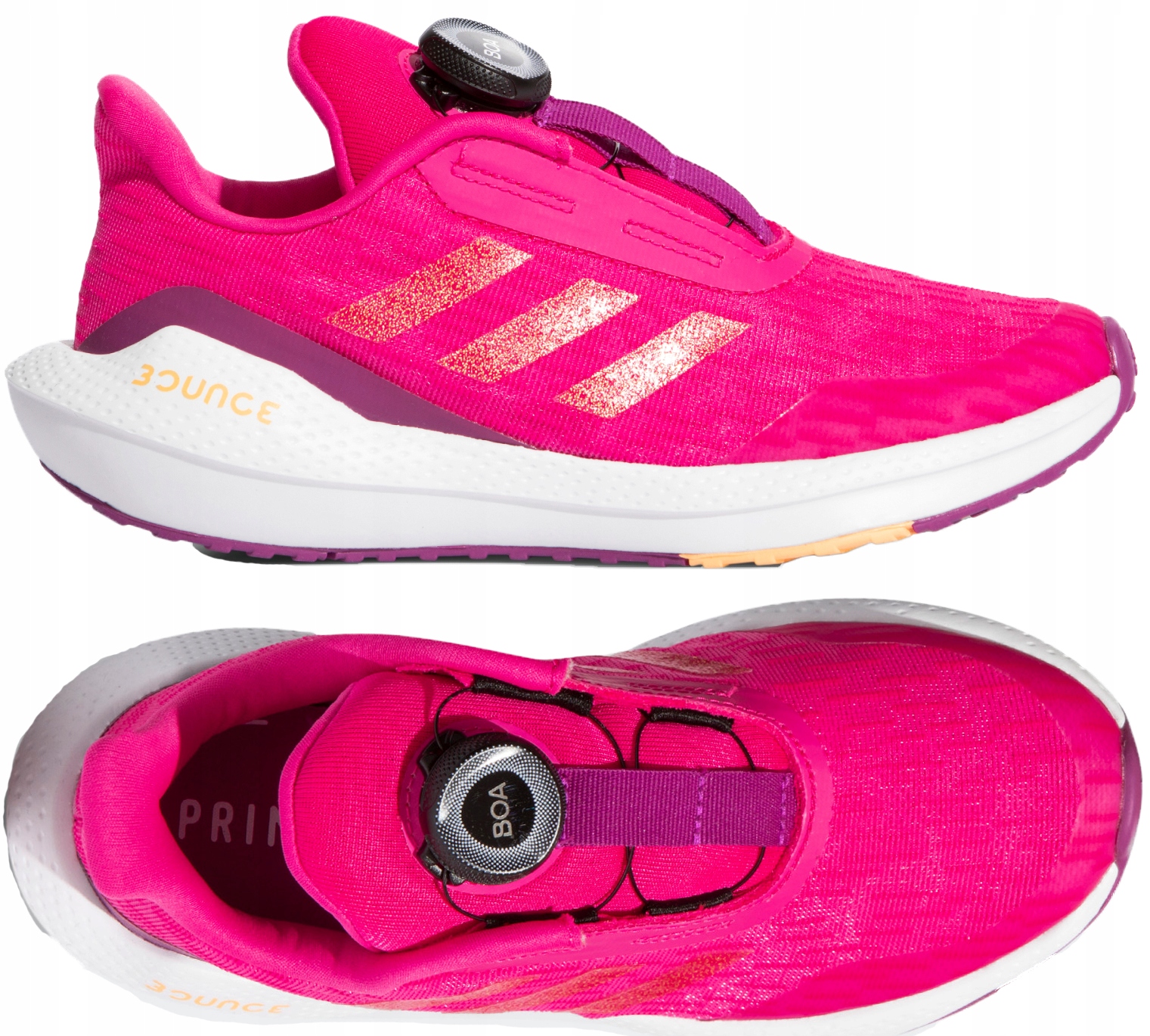 Buty Sportowe Dziecięce Adidas EQ21 Run Boa Dla Dziewczynki 31,5