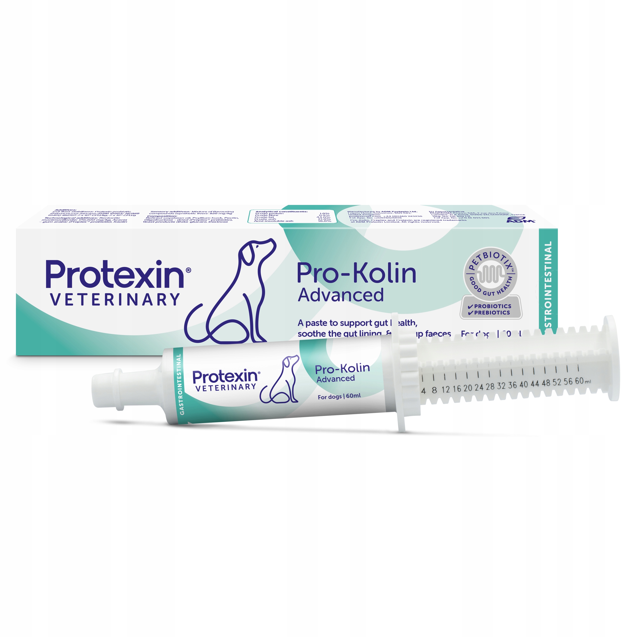 Protexin Pro-Kolin Advanced 60 ml pasta dla psa na biegunkę na trawienie