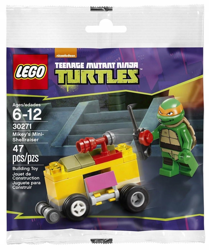 Lego Turtles 30271 Minifigurka Żółwie Ninja Michelangelo polybag Misb 2014