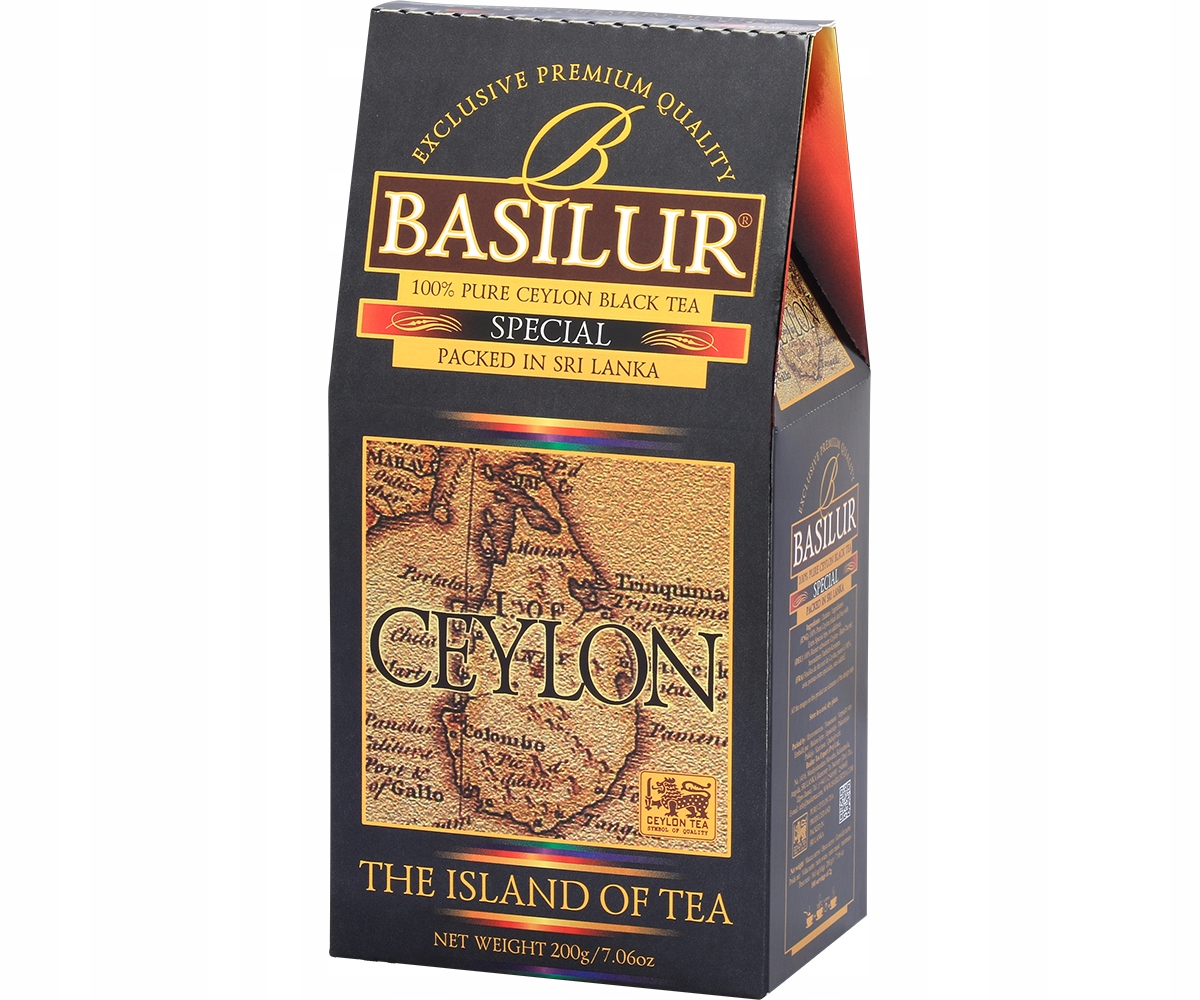Levně Čaj černý Basilur Special listový Premium velký kužel Cejlon 200 g