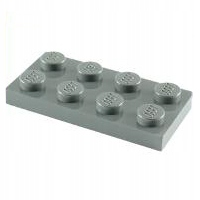 

KnS Lego Płytka 2x4 DBGray 3020 4211065 1szt New